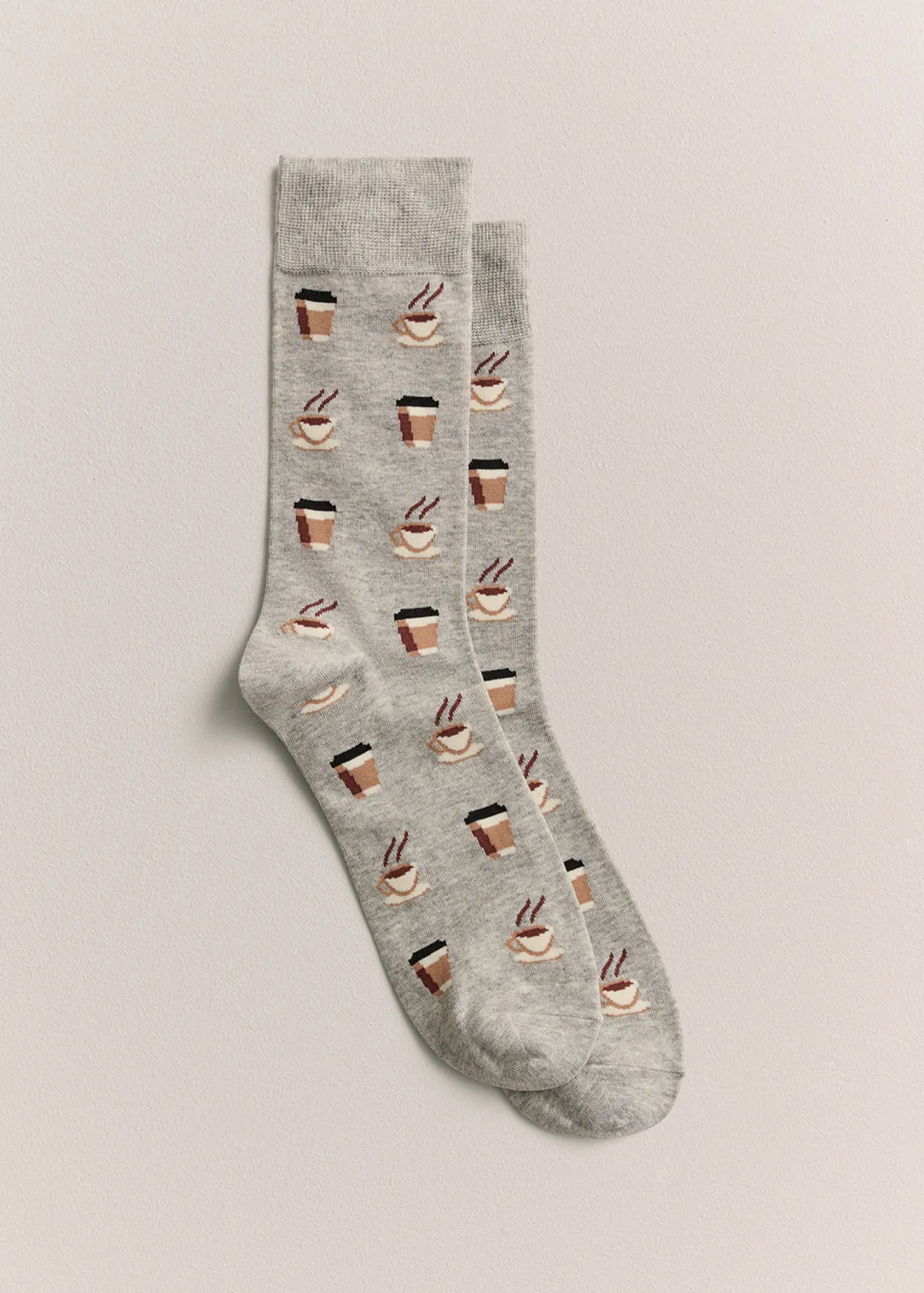Coffee Crew Sock - CEMENT