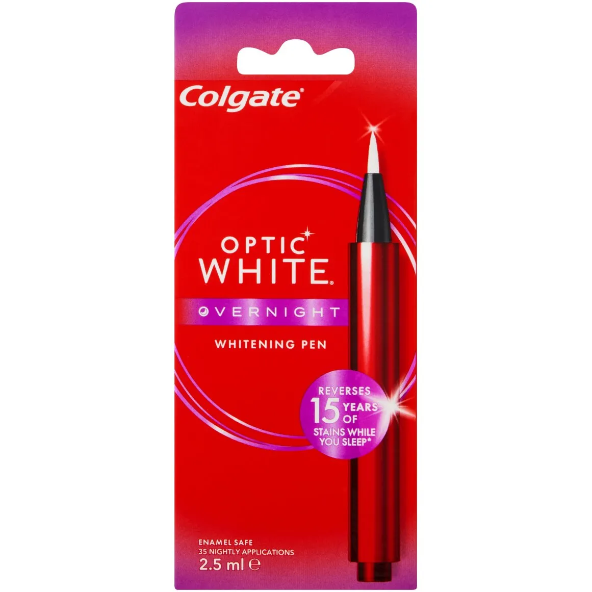 Colgate Optic White Overnight Whitening Pen 2.5 ml