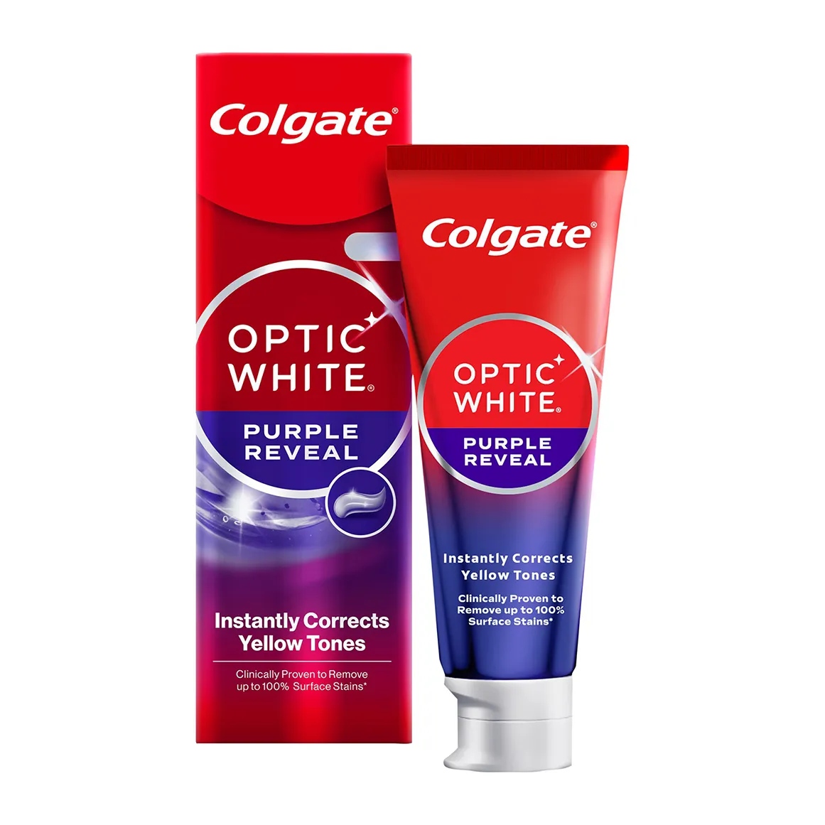 Colgate Optic White Purple Reveal Toothpaste 75 ml
