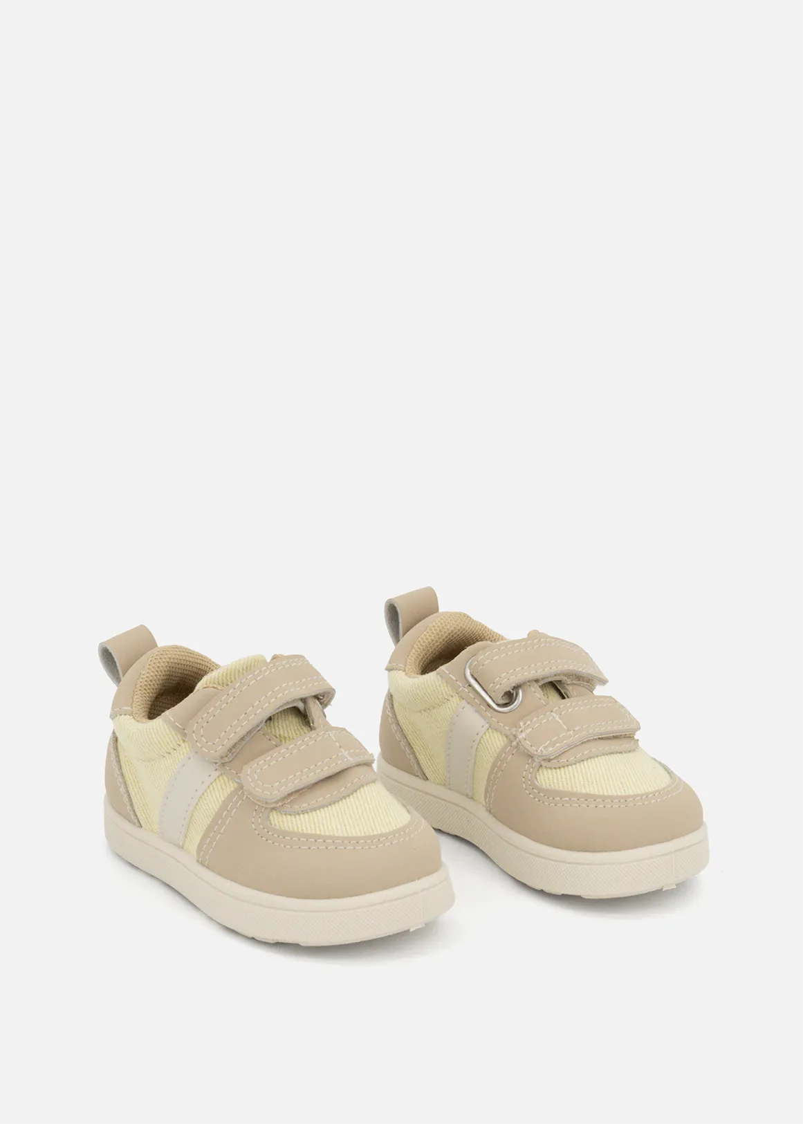Colourblock Sneakers - ECRU