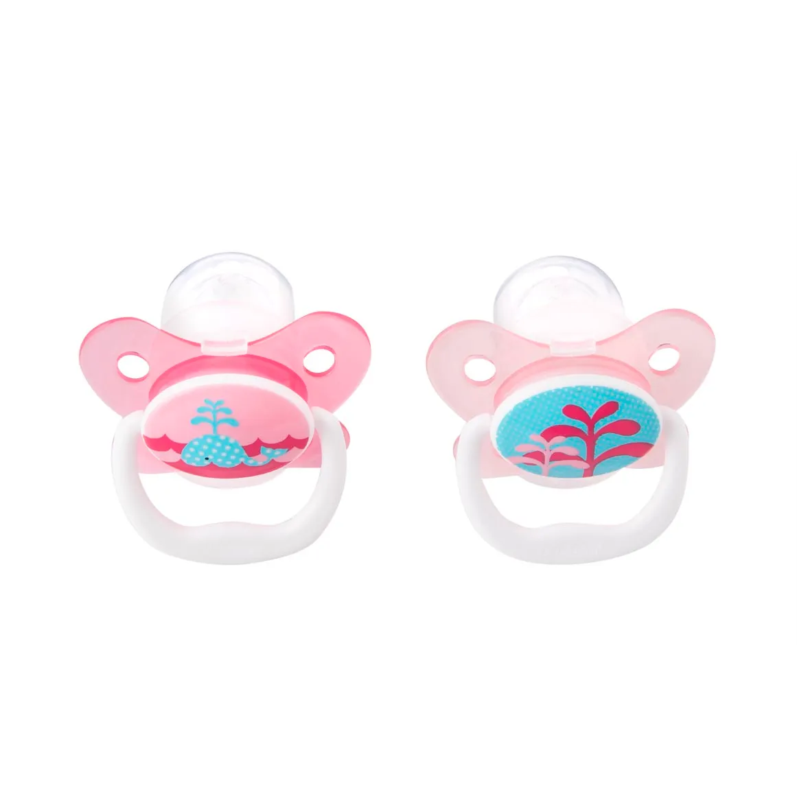 Contoured Shield Pacifier 0-6m - PINK