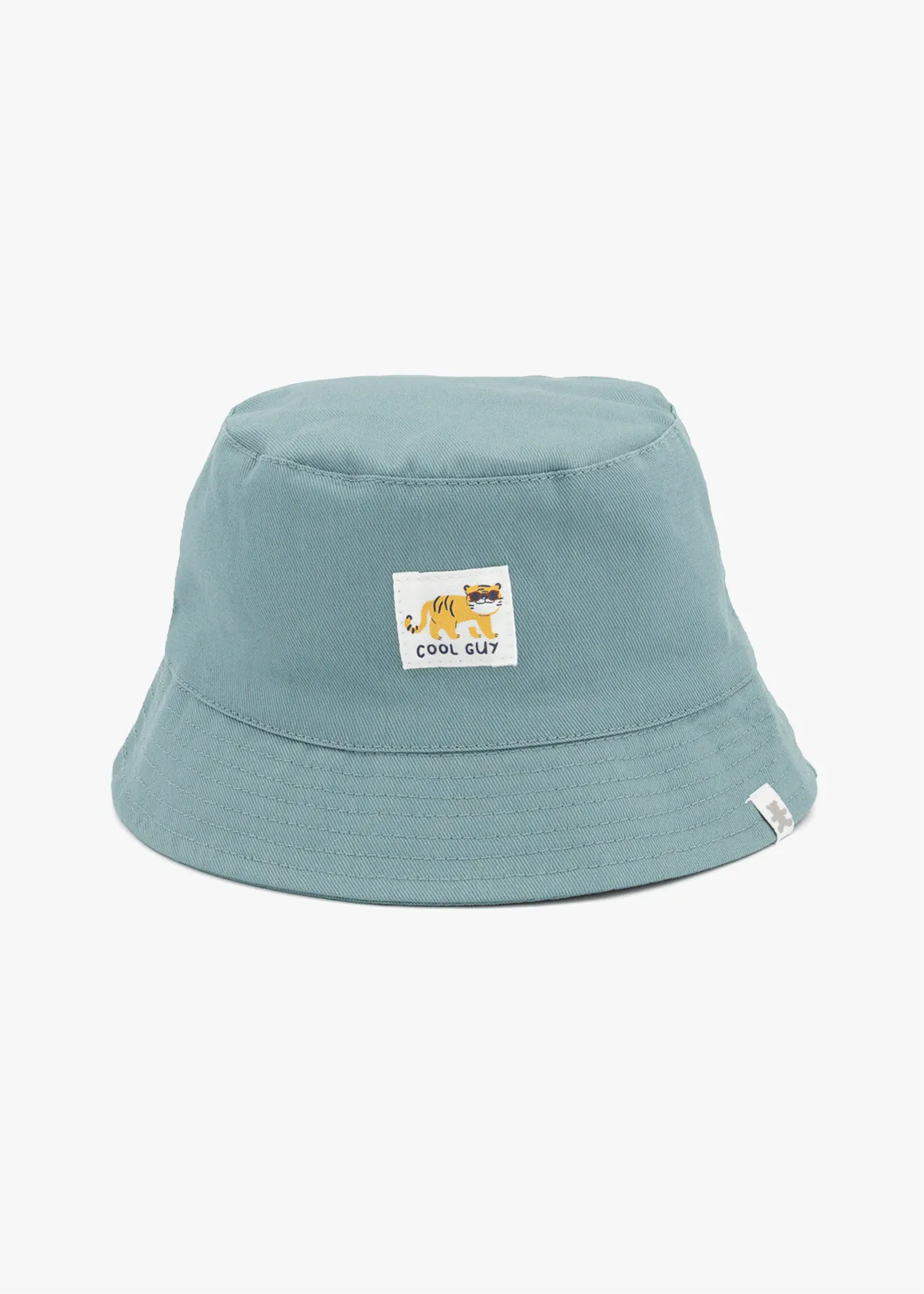 Cool Guy Tiger Cotton Bucket Hat - X GREEN