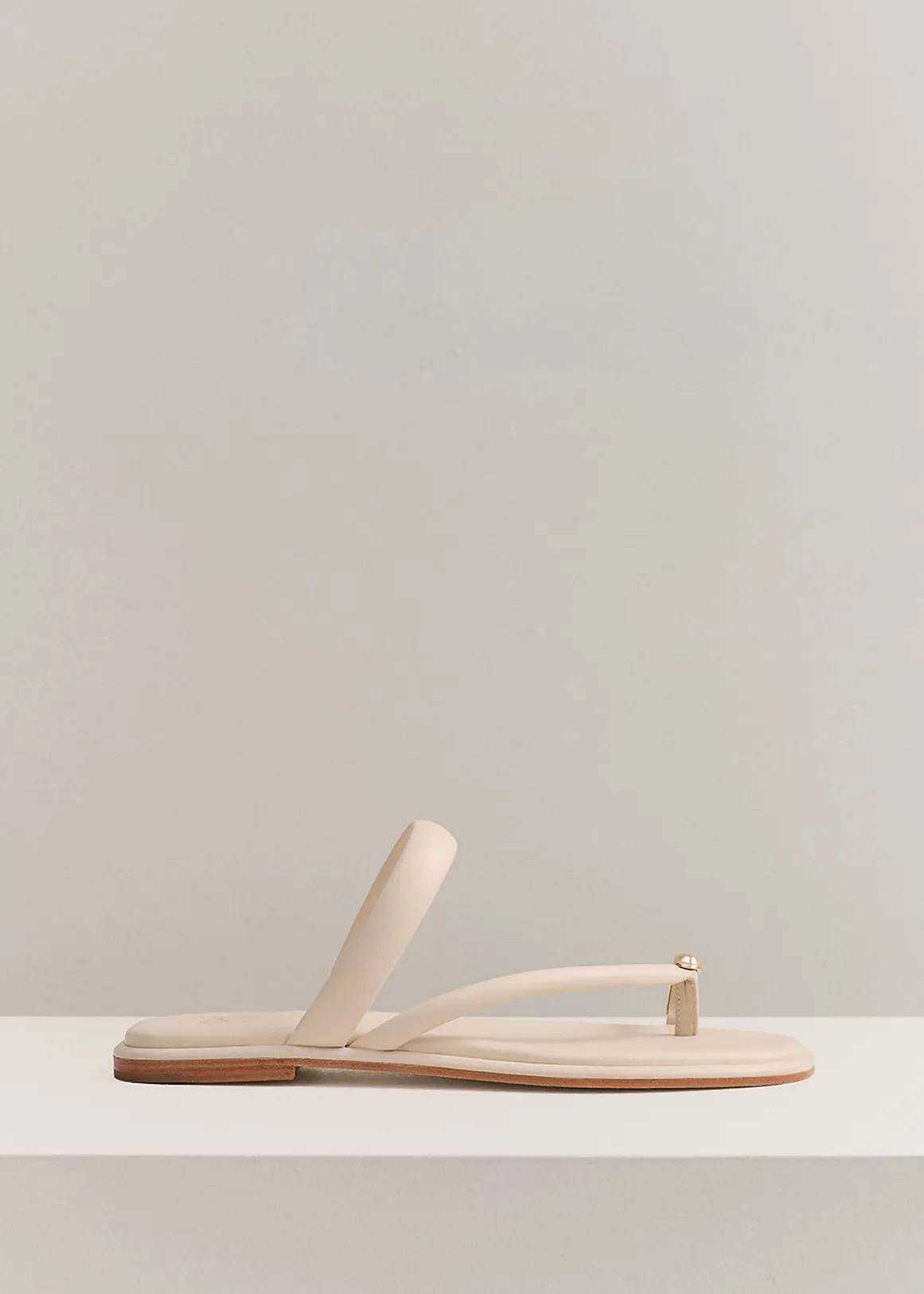 Cora Toe Ring Sandal - STONE