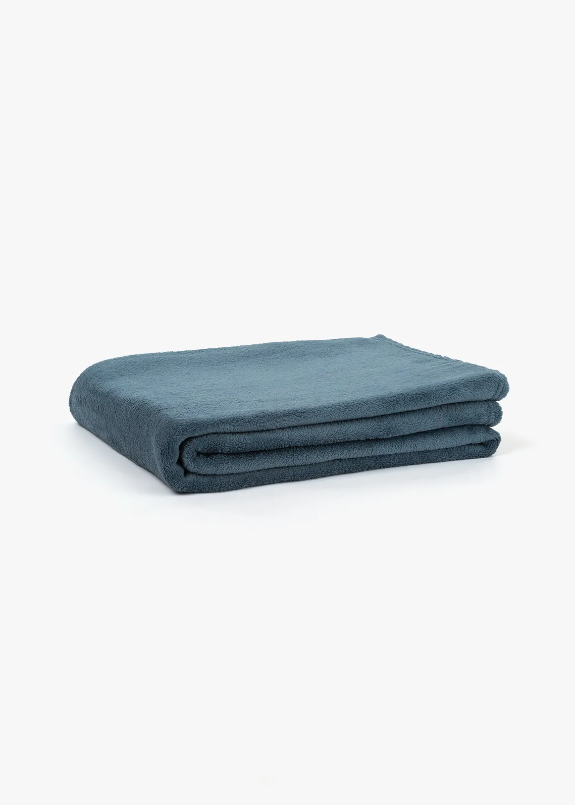 Coral Fleece Throw 150x130cm - BLUE