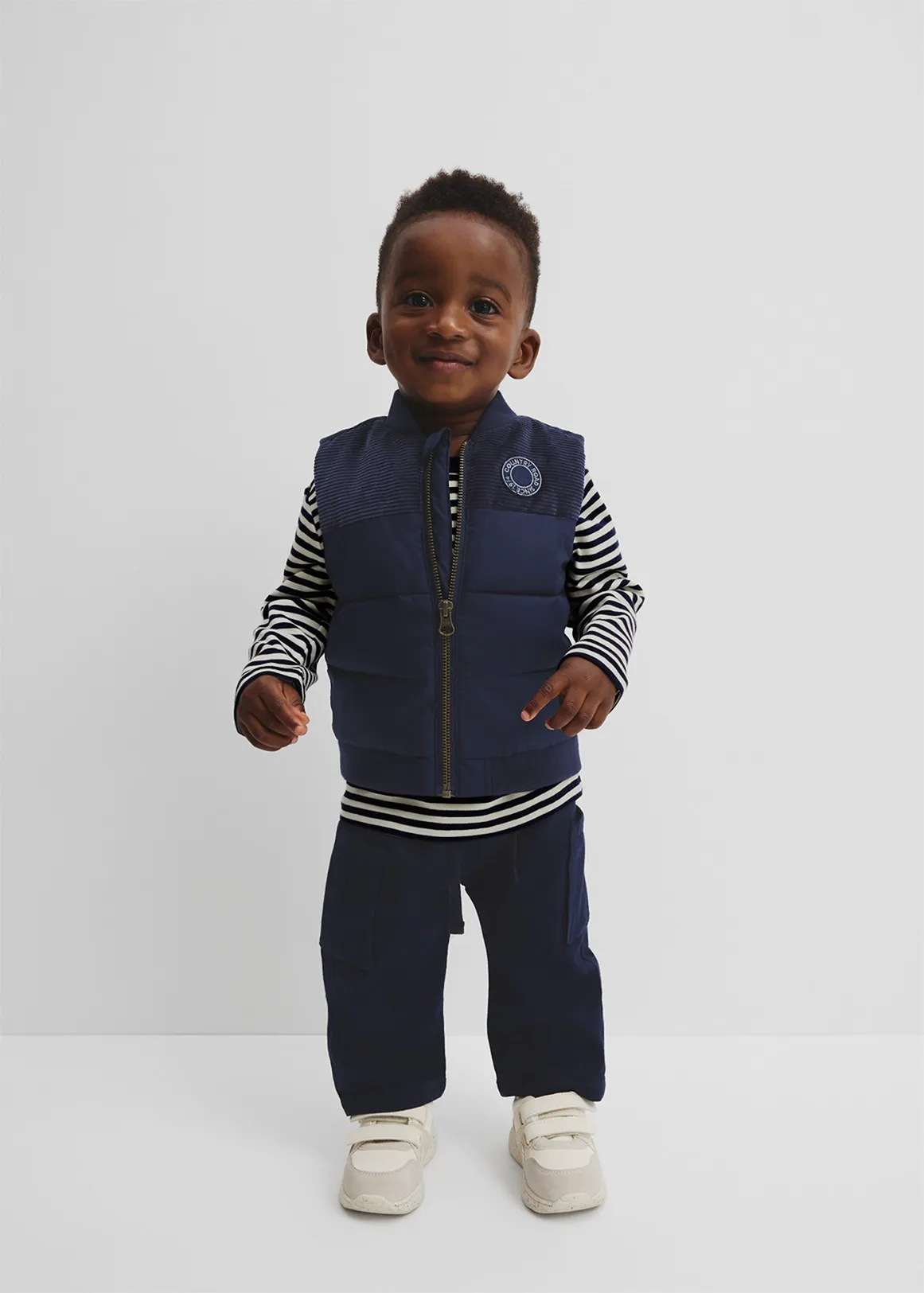 Cord Spliced Vest - NAVY