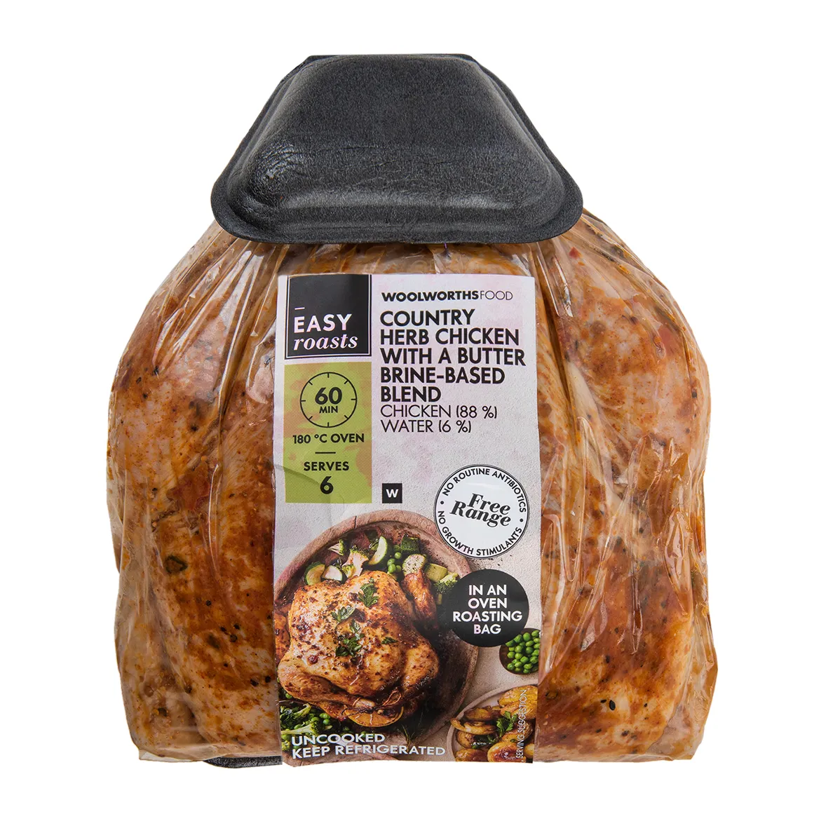 Country Herb Free Range Chicken with a Butter Brine-Based Blend Avg 1.3 kg