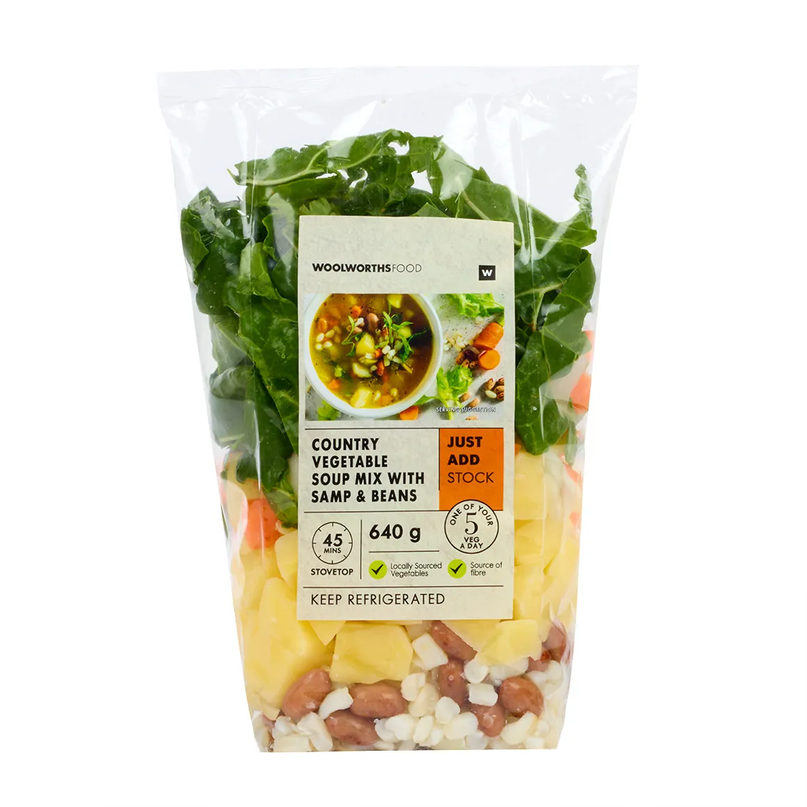 Country Vegetable Soup Mix with Samp & Beans 640 g
