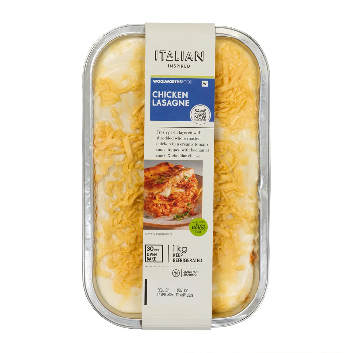 Creamy Chicken Lasagne 1 kg