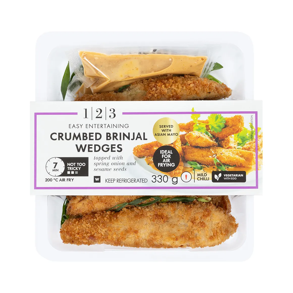 Crumbed Brinjal Wedges Kit 330 g