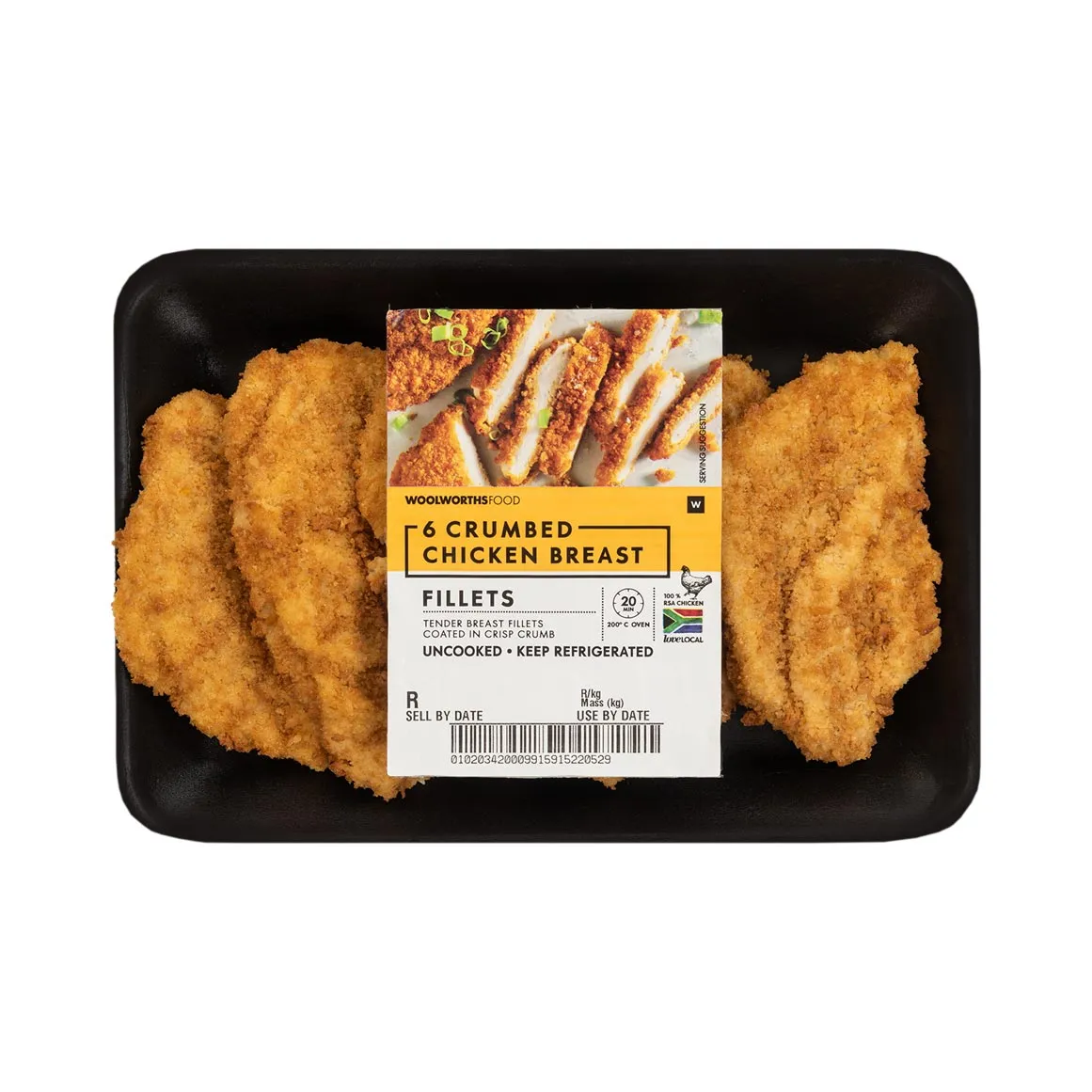 Crumbed Chicken Breast Fillets Avg 535 g