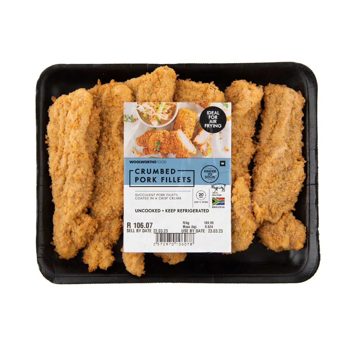 Crumbed Pork Fillets Avg 650 g