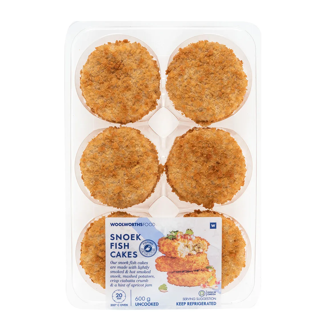 Crumbed Snoek Fish Cakes 6 pk