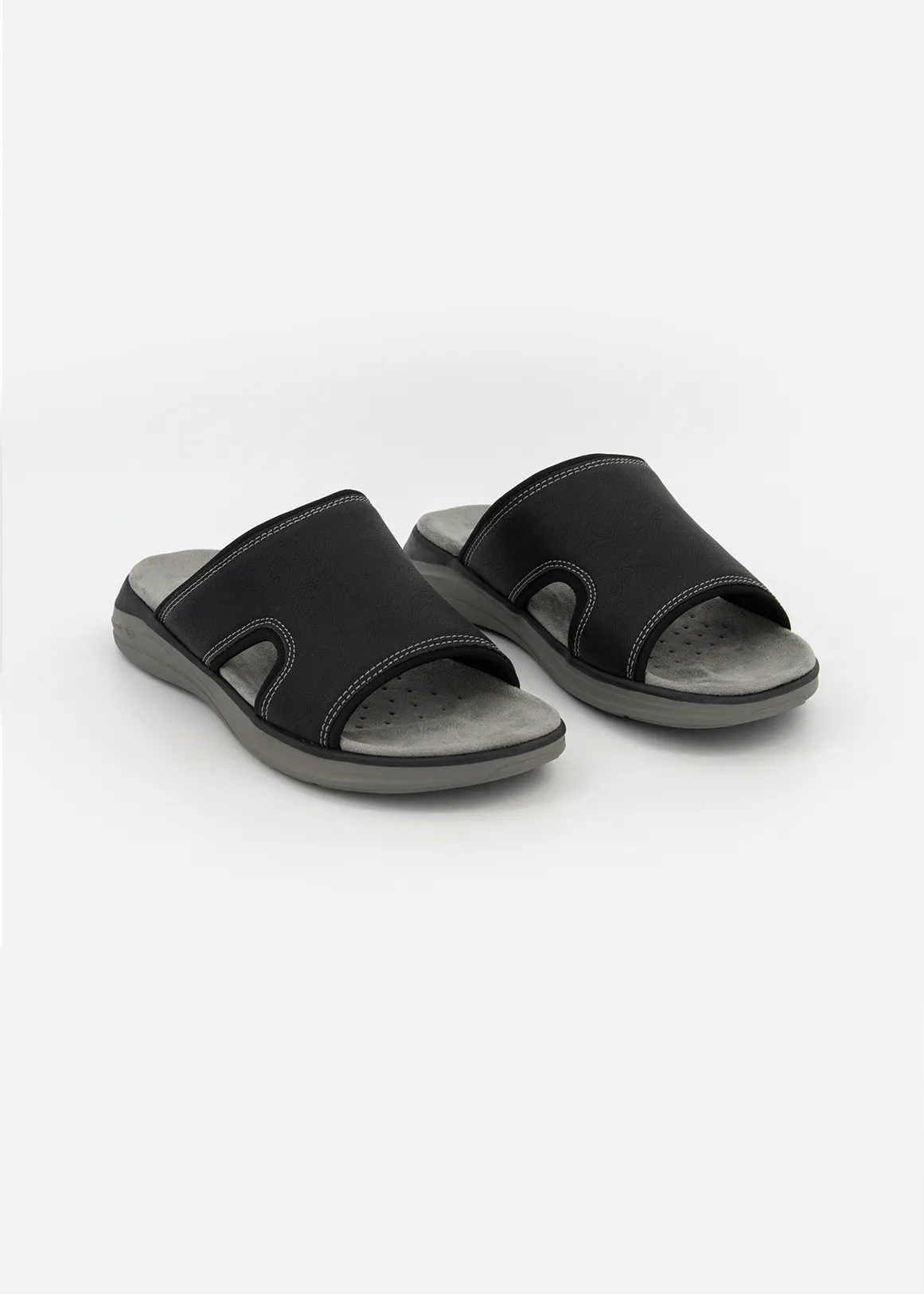 Cut-out Outdoor Mules - X BLACK
