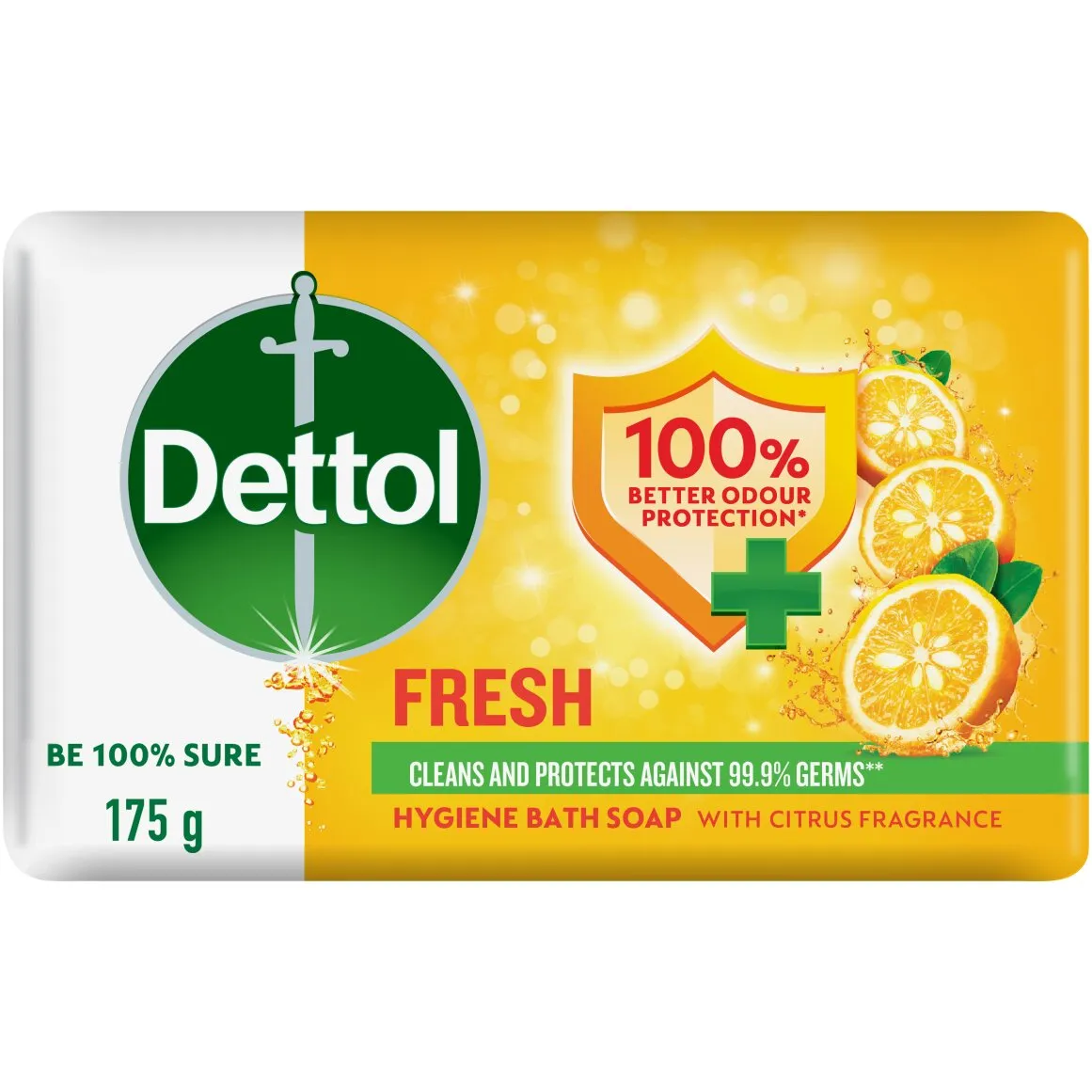 Dettol Fresh Hygiene Bar Soap 175 g