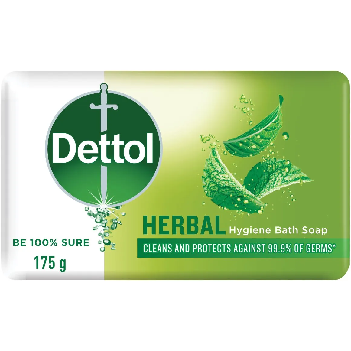 Dettol Herbal Hygiene Bar Soap 175 g