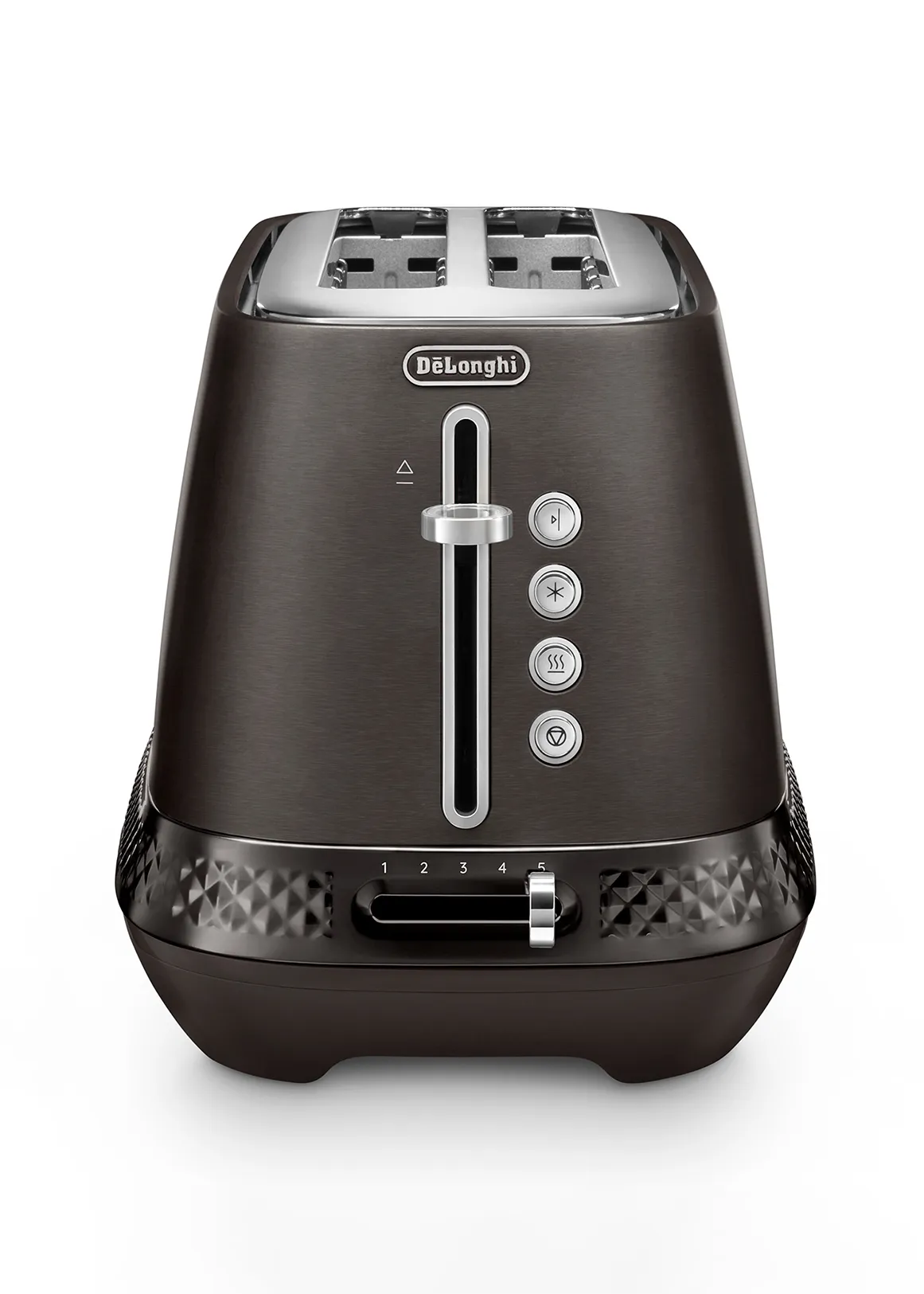 Diadema 2 Long Slots Toaster - BLACK
