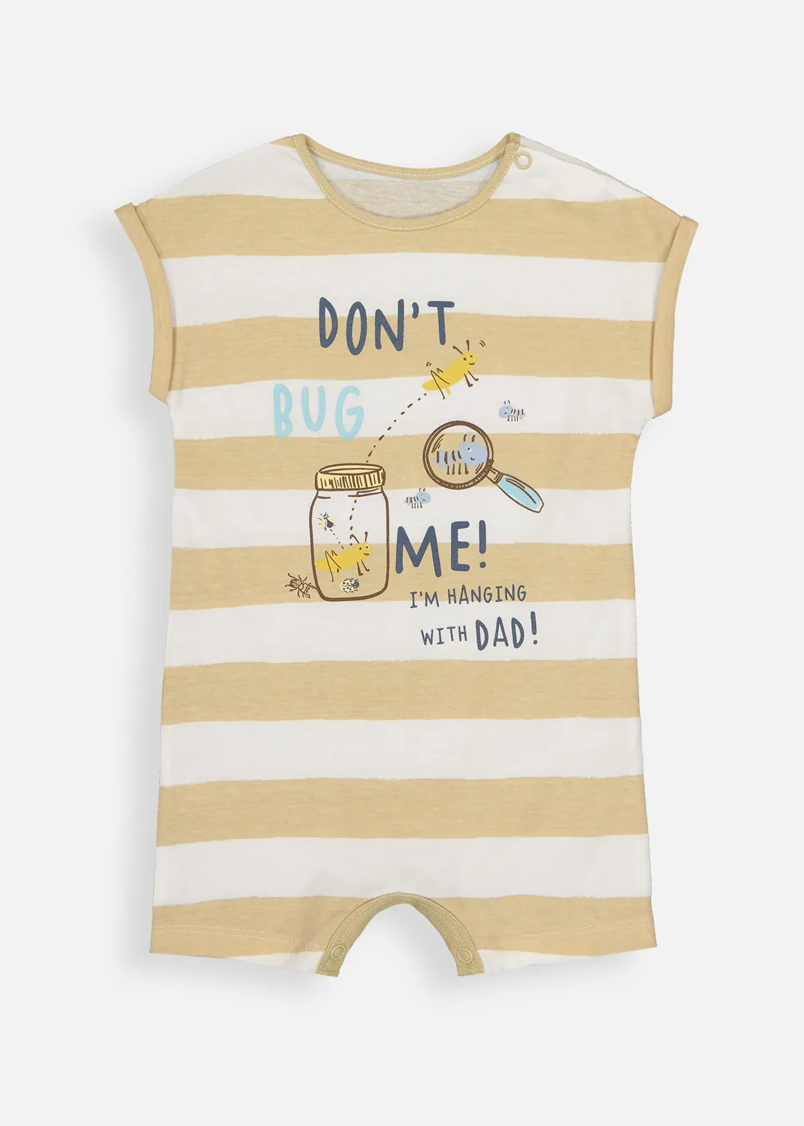 Dont Bug Me Cotton Romper - X NATURAL