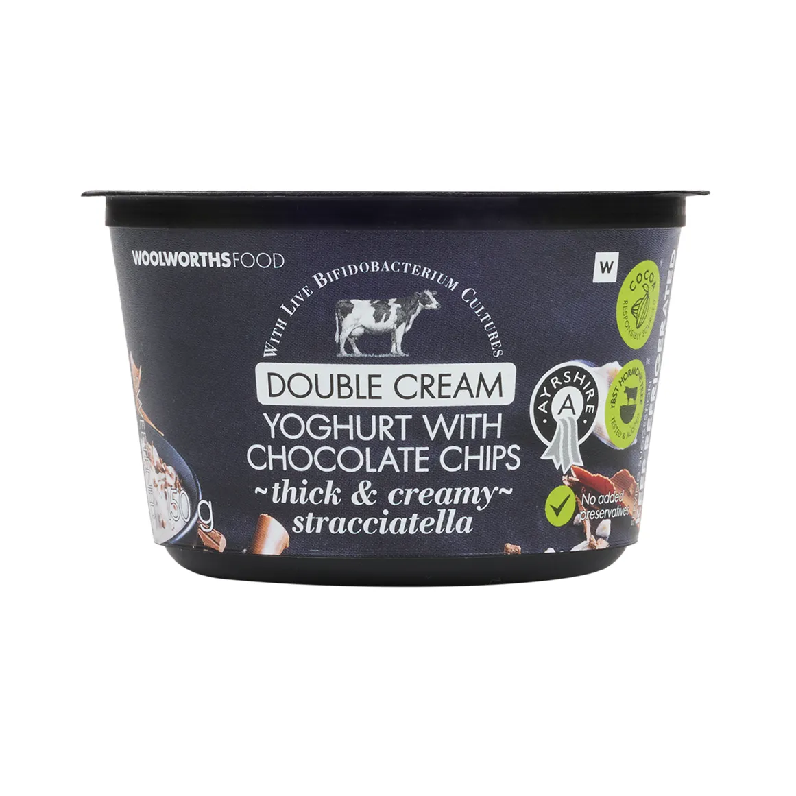 Double Cream Ayrshire Yoghurt with Chocolate Chips 150 g