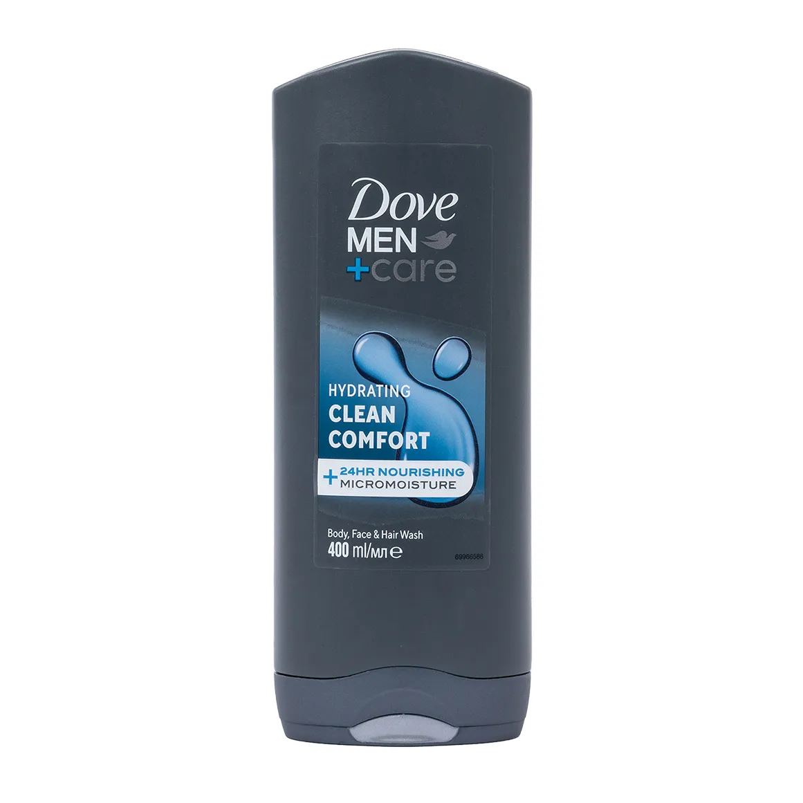 Dove Men+Care Hydrating Clean Comfort Body Face and Hair Wash 400 ml