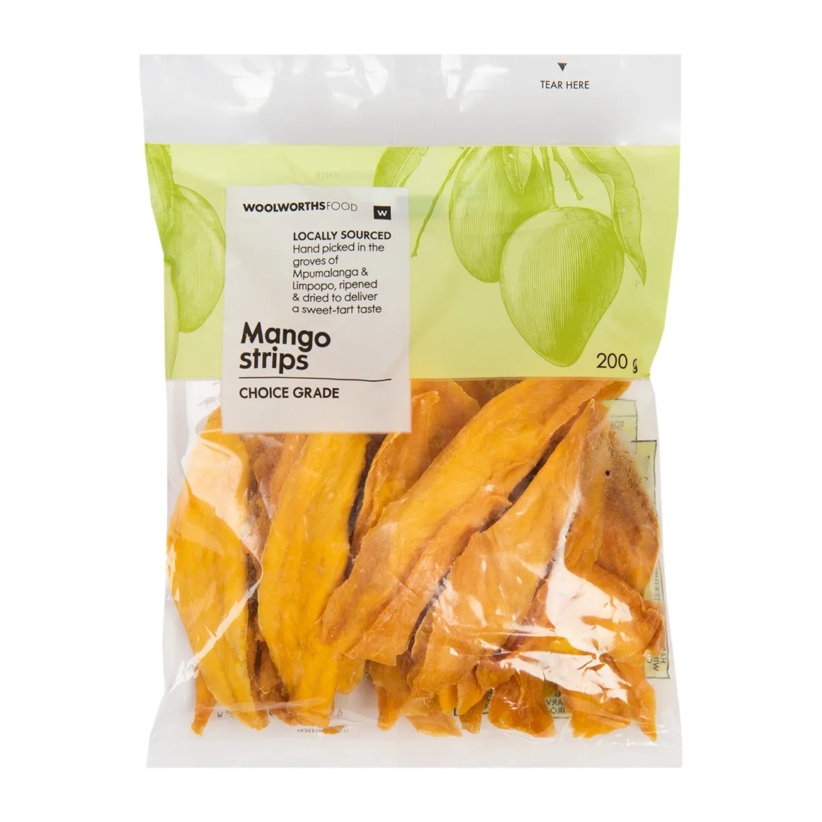 Dried Mango Strips 200 g