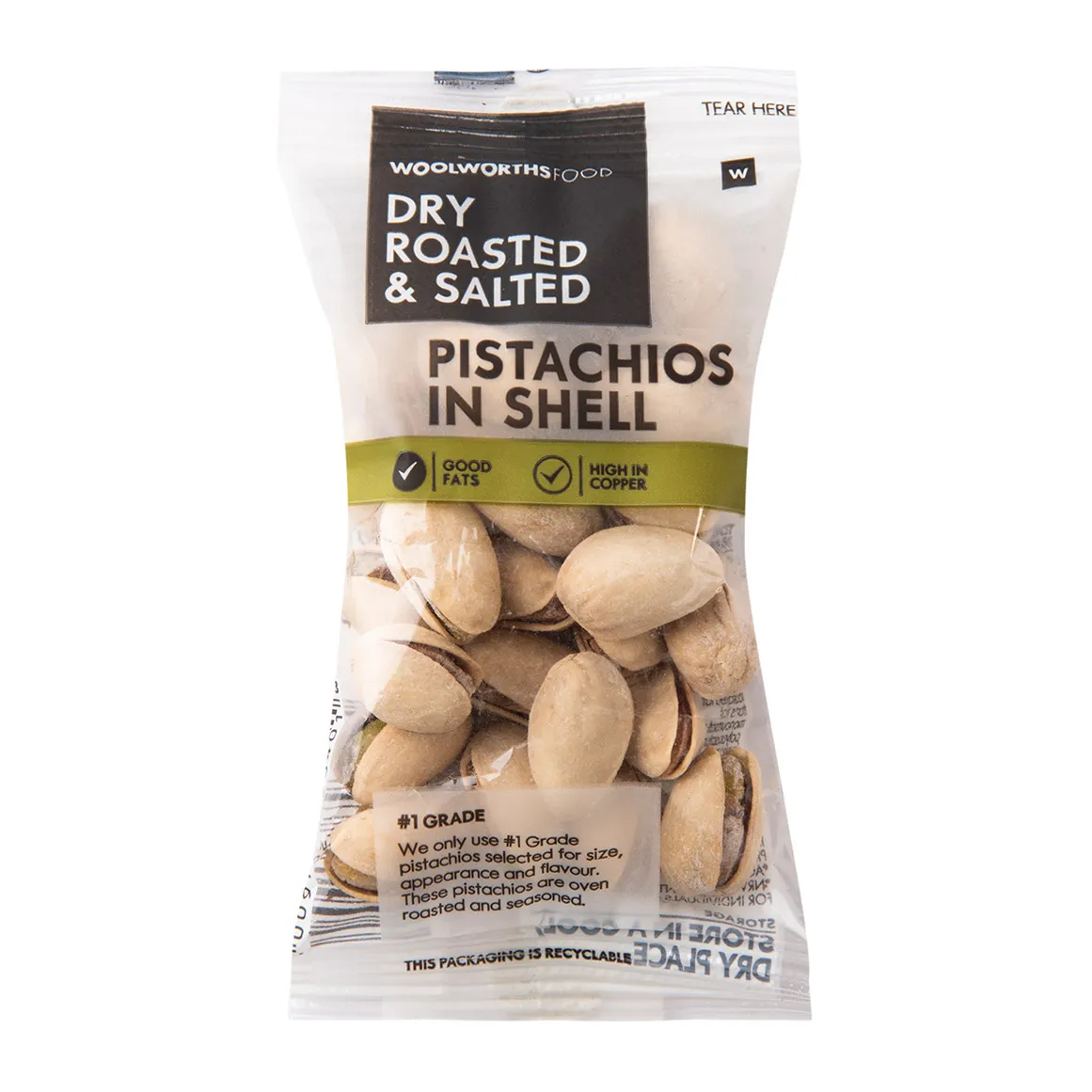 Dry Roasted and Salted Pistachios in Shell 30 g