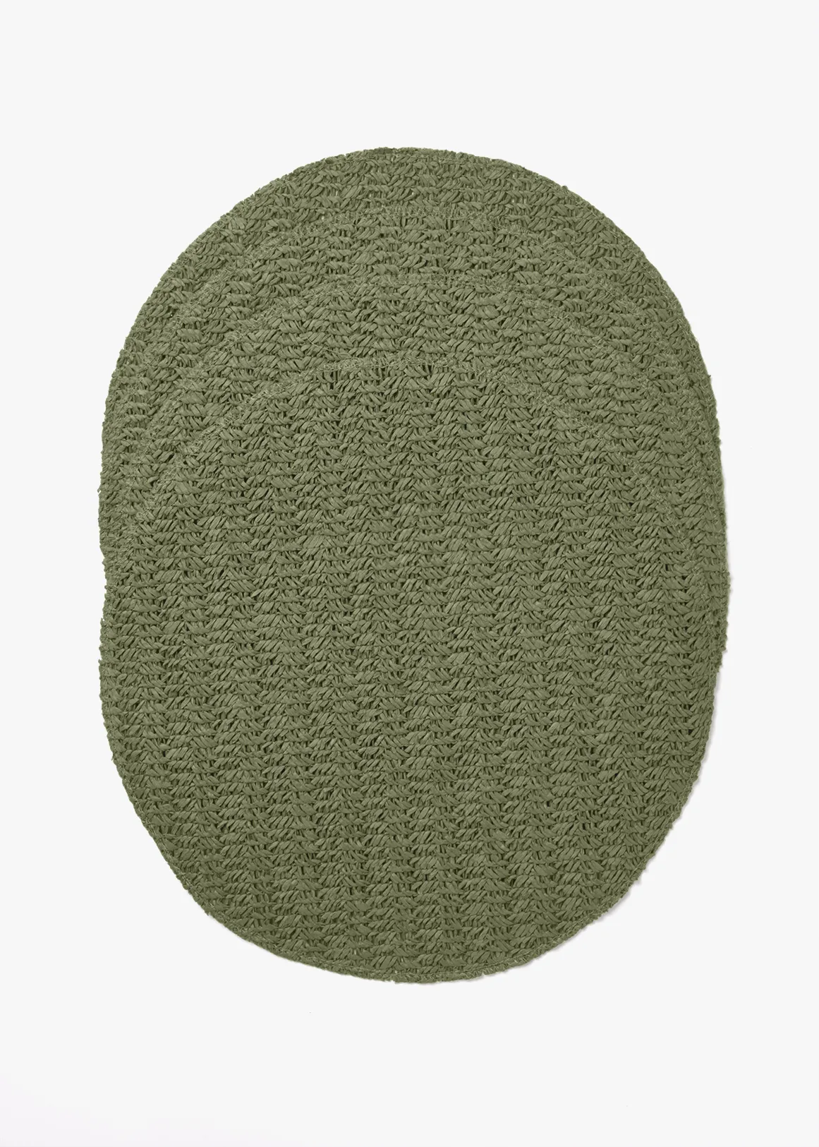 Dune Round Placemat 4 Pack - GREEN