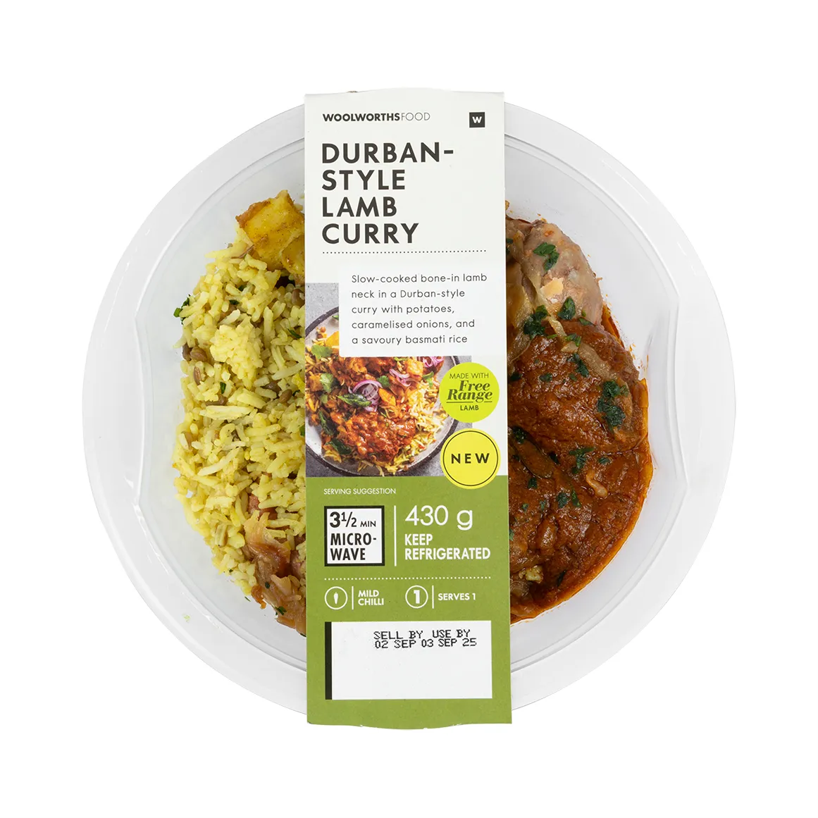 Durban Style Lamb Curry 430 g