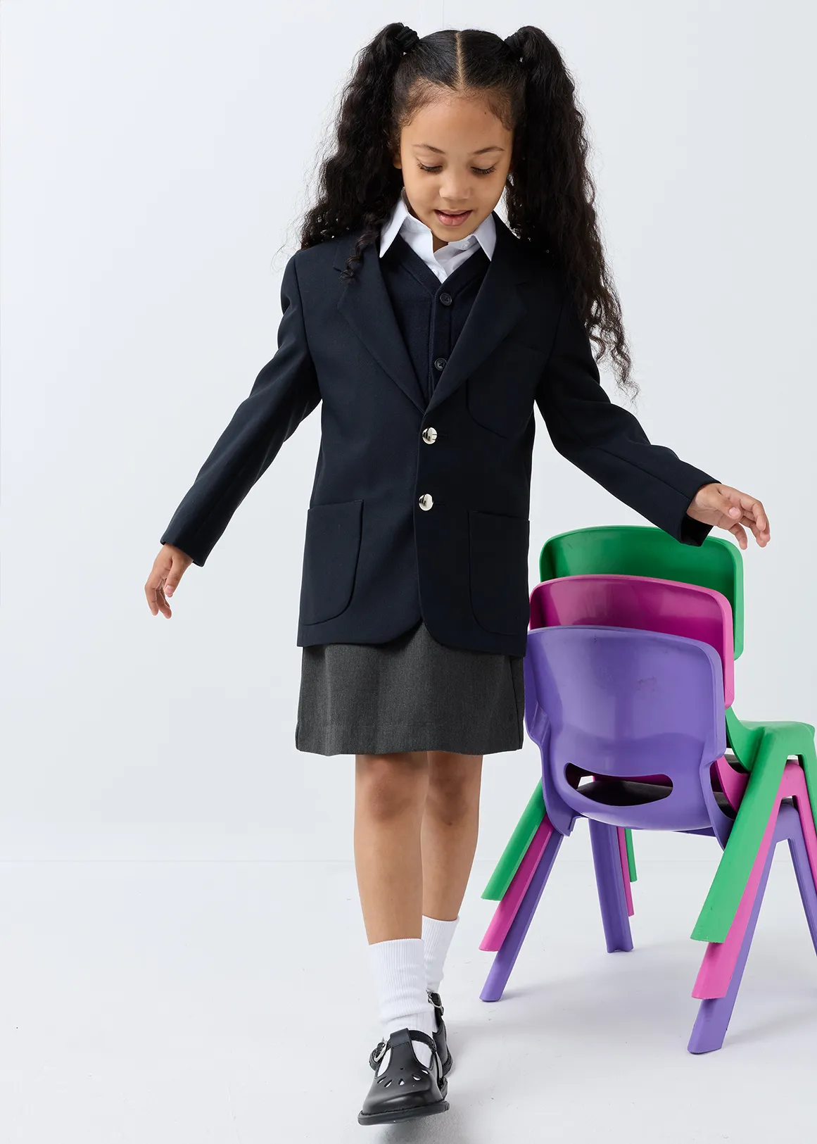 Easy Care School Blazer - NAVY