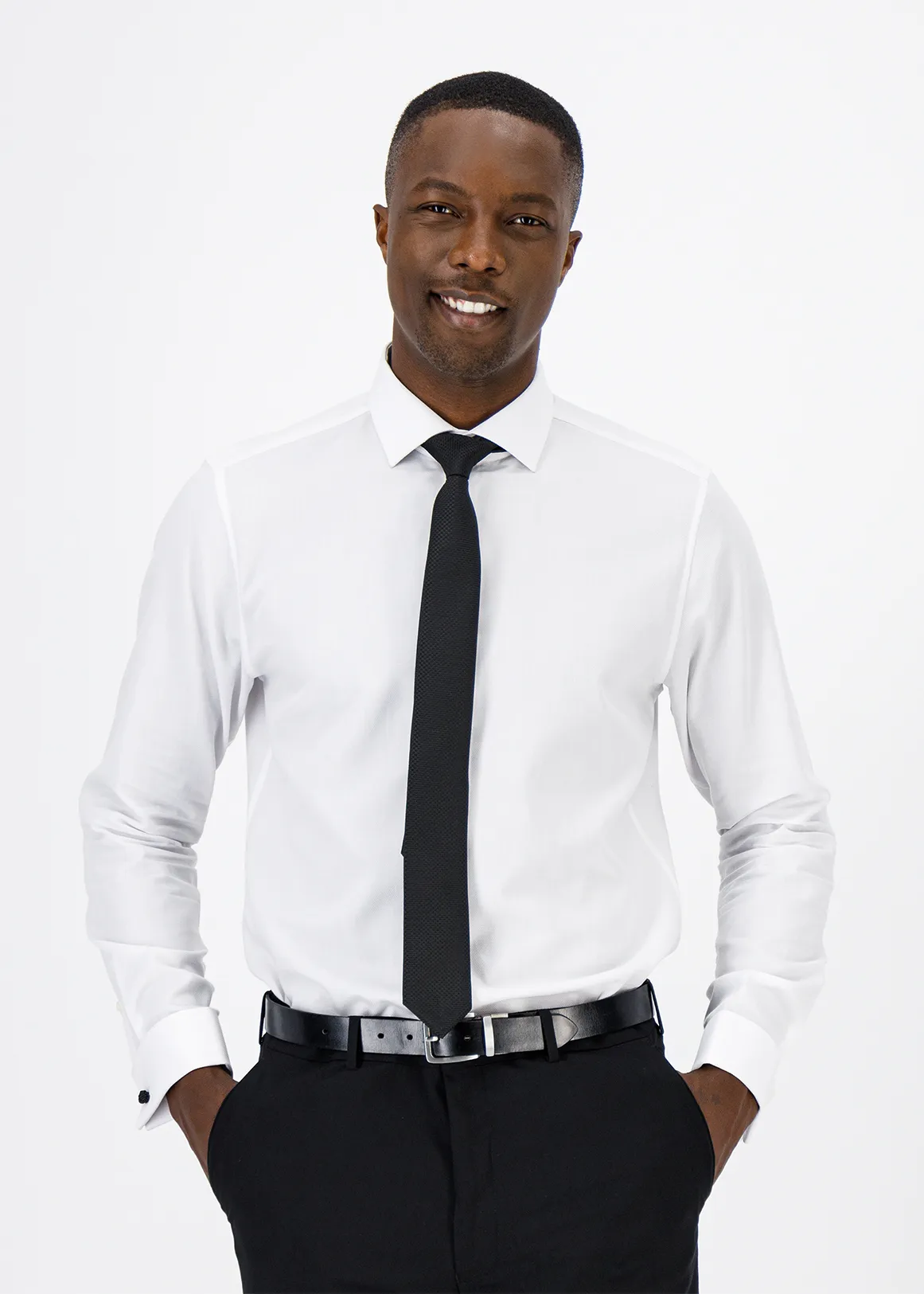 Easy Care Slim Fit Shirt - WHITE