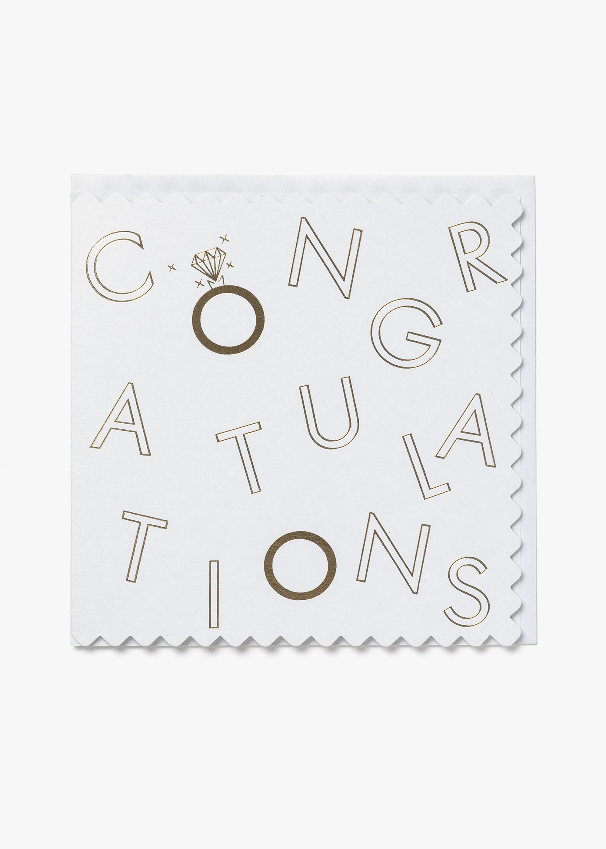 Elegant Gold Foil Congratulations Card - ASSORT