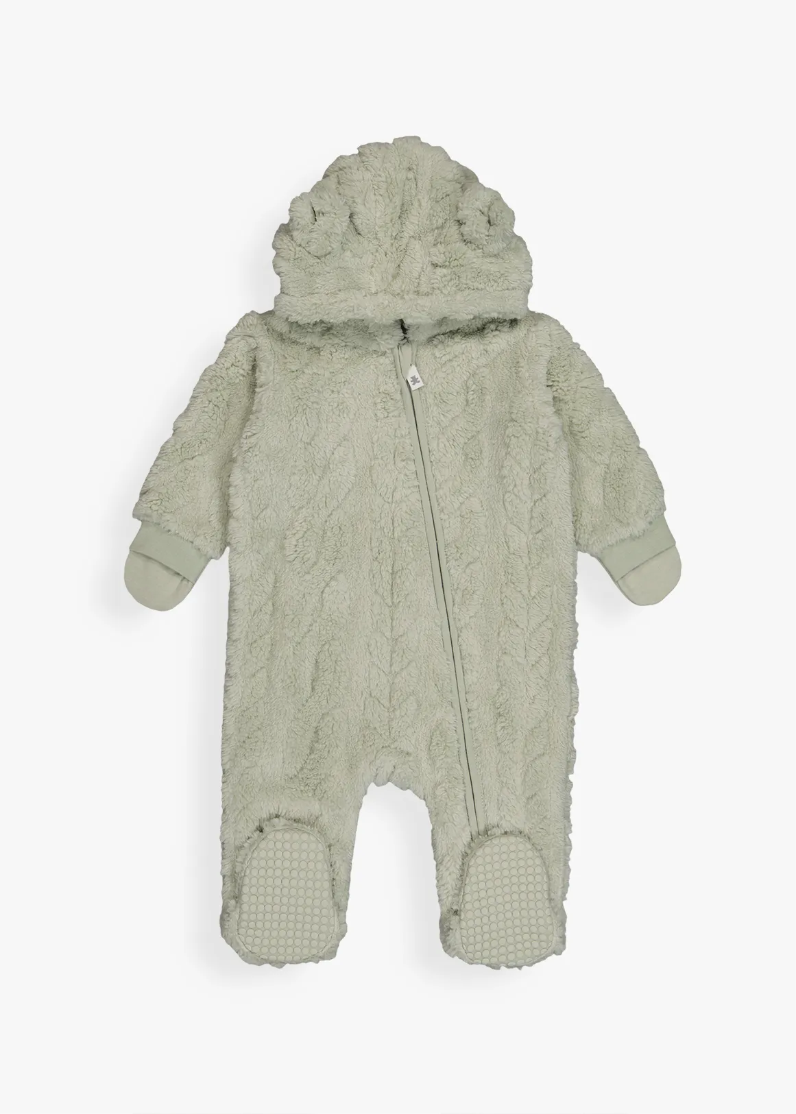 Embossed Sherpa Jumpsuit - SAGE