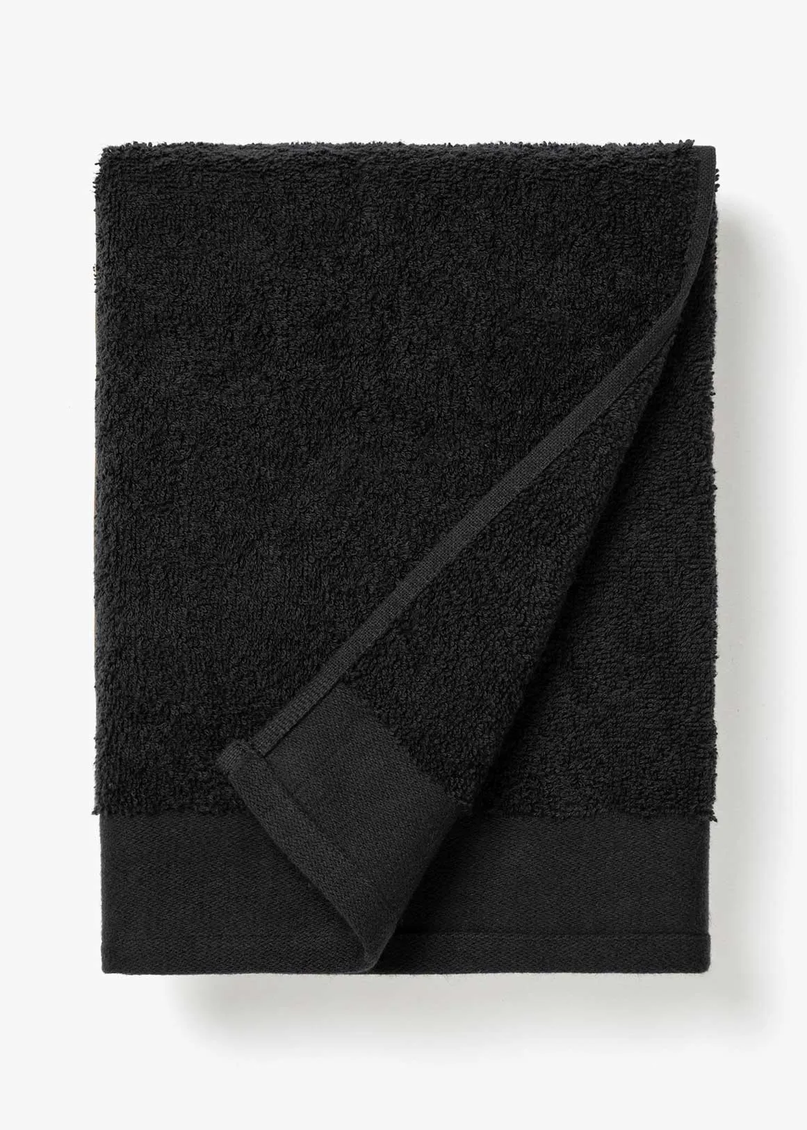 Essential Cotton Hand Towel - BLACK