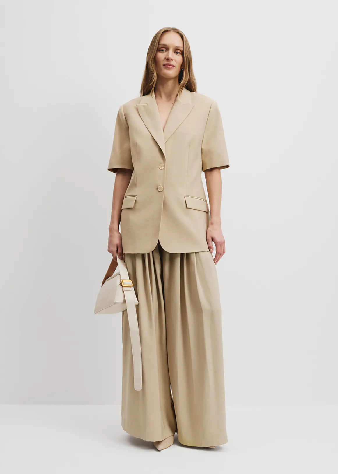 Extended Shoulder Vest - LIGHT PISTACHIO