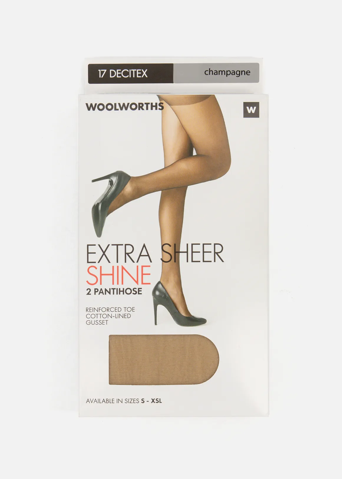 Extra Sheer Shine Pantihose 2 Pack - CHAMPAIGN