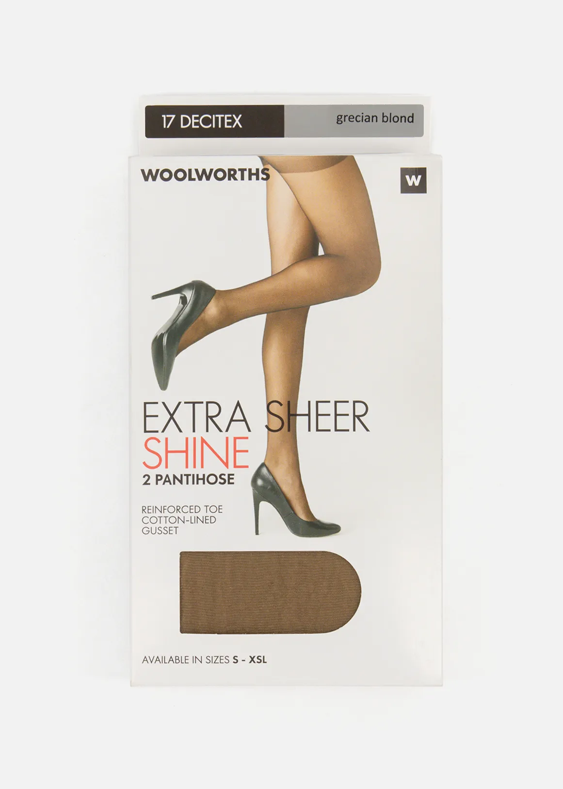 Extra Sheer Shine Pantihose 2 Pack - GRECIAN BLONDE