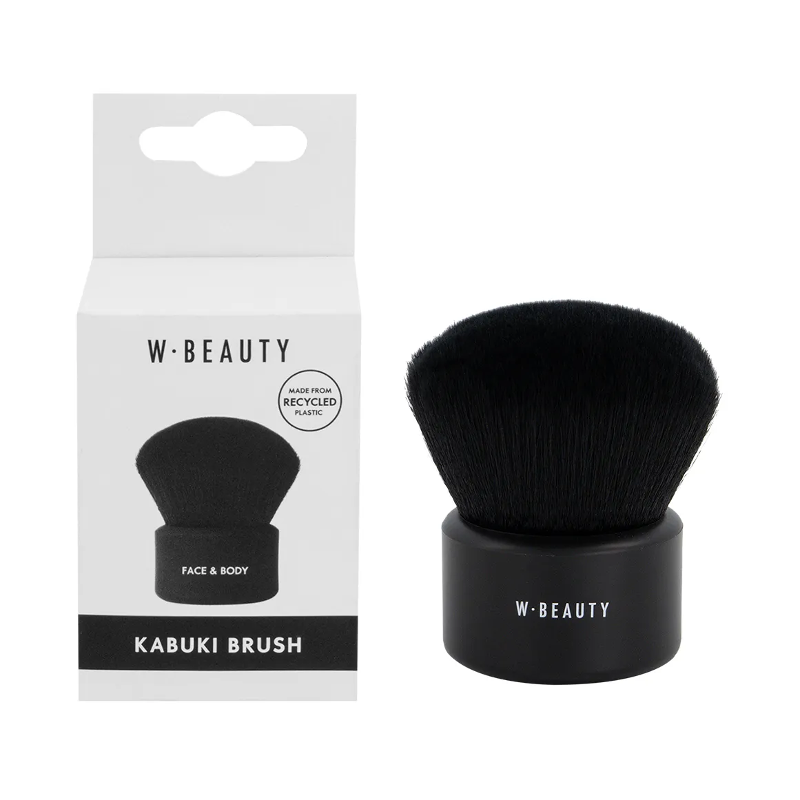 Face & Body Kabuki Brush - BLACK