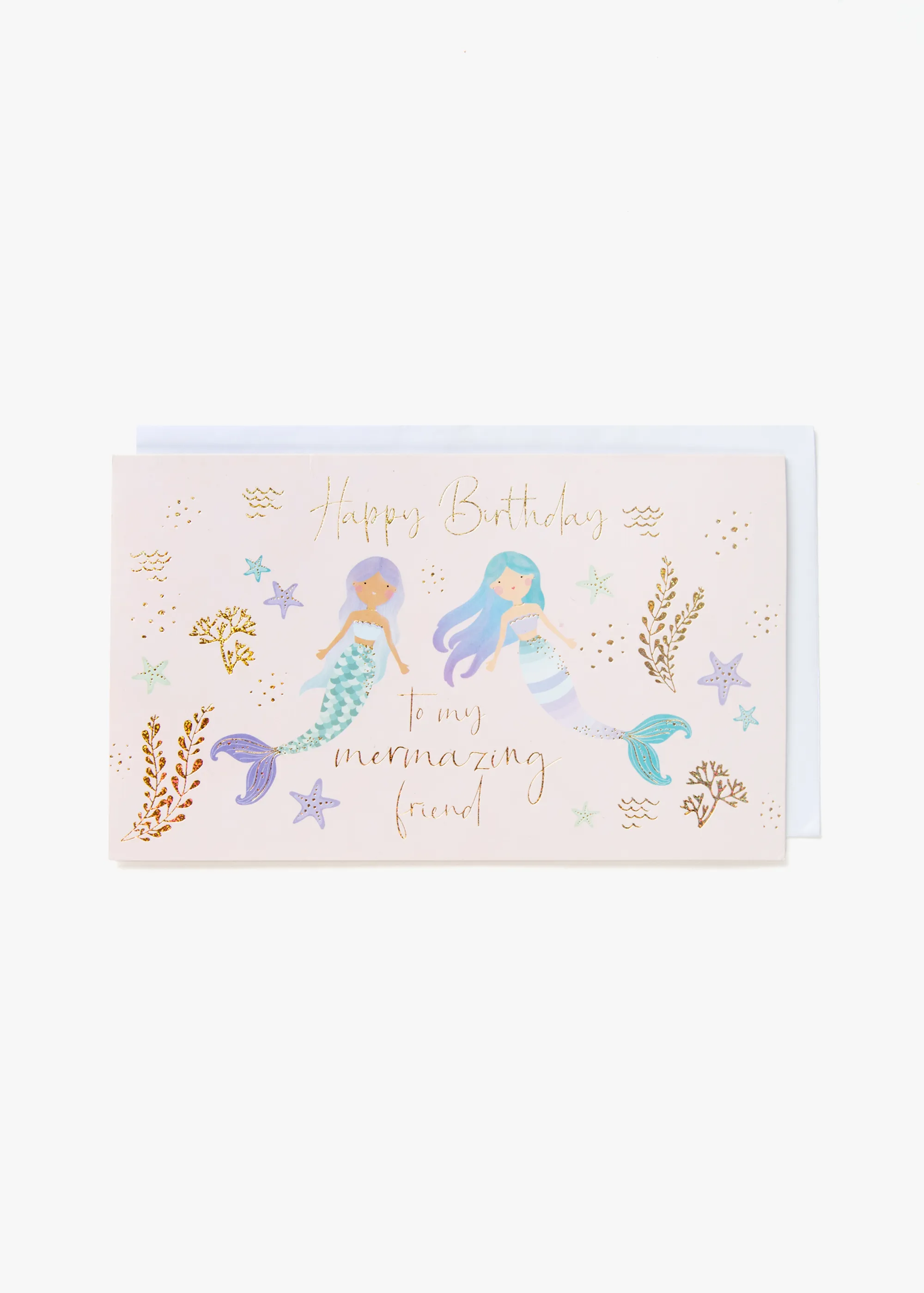 Female Birthday Mermazing Foil Card - ASSORT