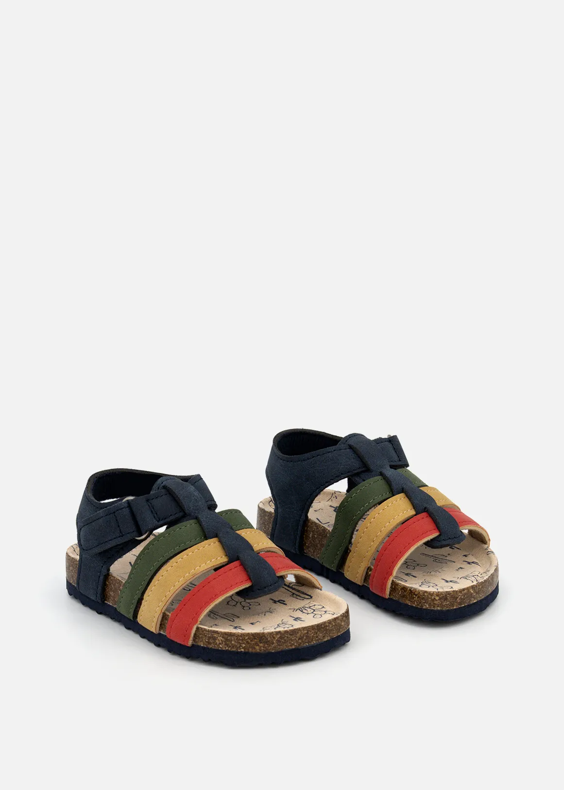 Fisherman Cork Sandals (Size 5-13) Younger Boy - MULTI