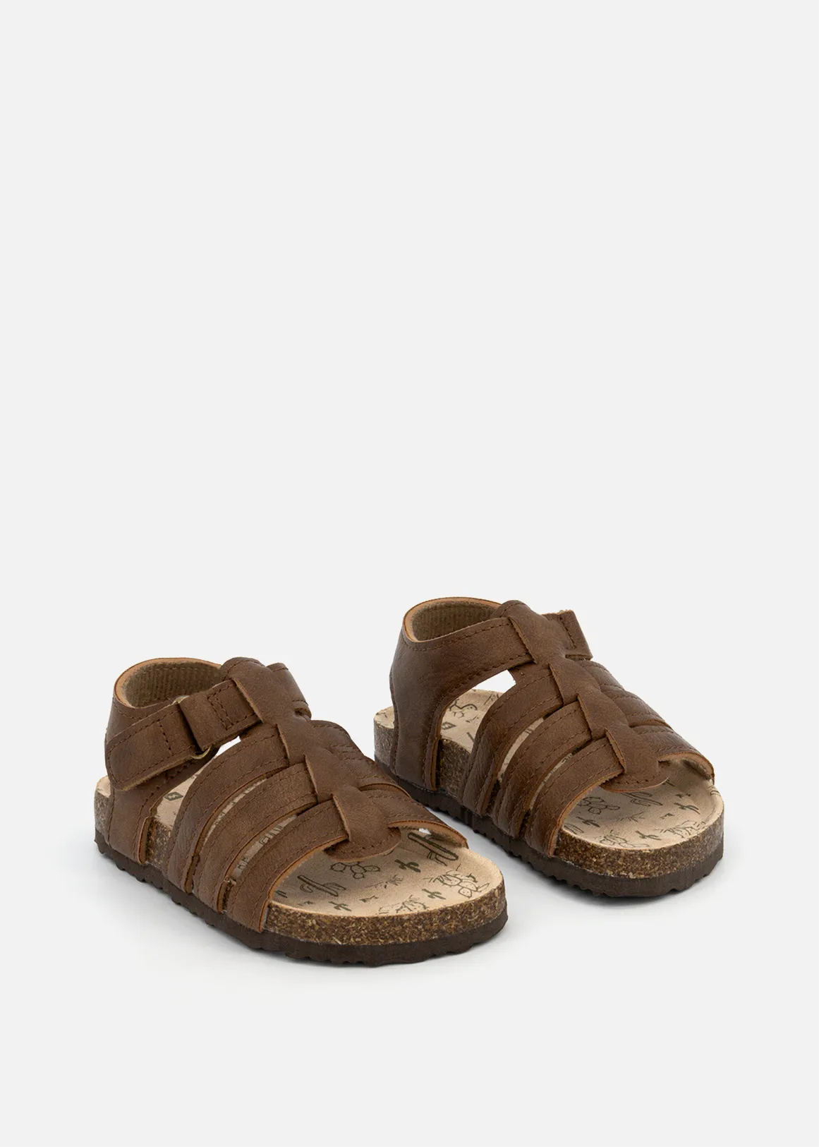 Fisherman Cork Sandals (Size 5-13) Younger Boy - TAN