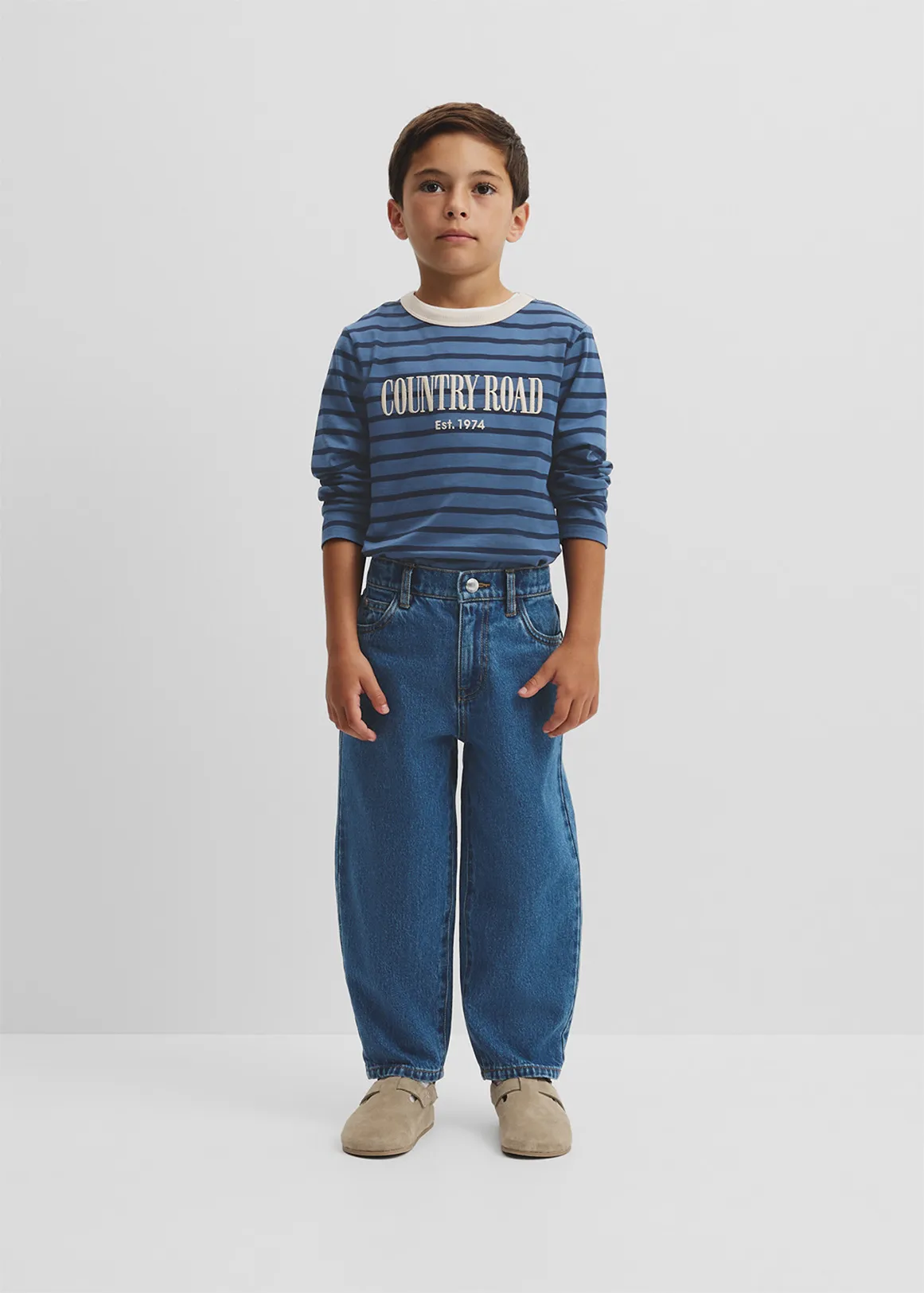 Five Pocket Jean - MID BLUE WASH