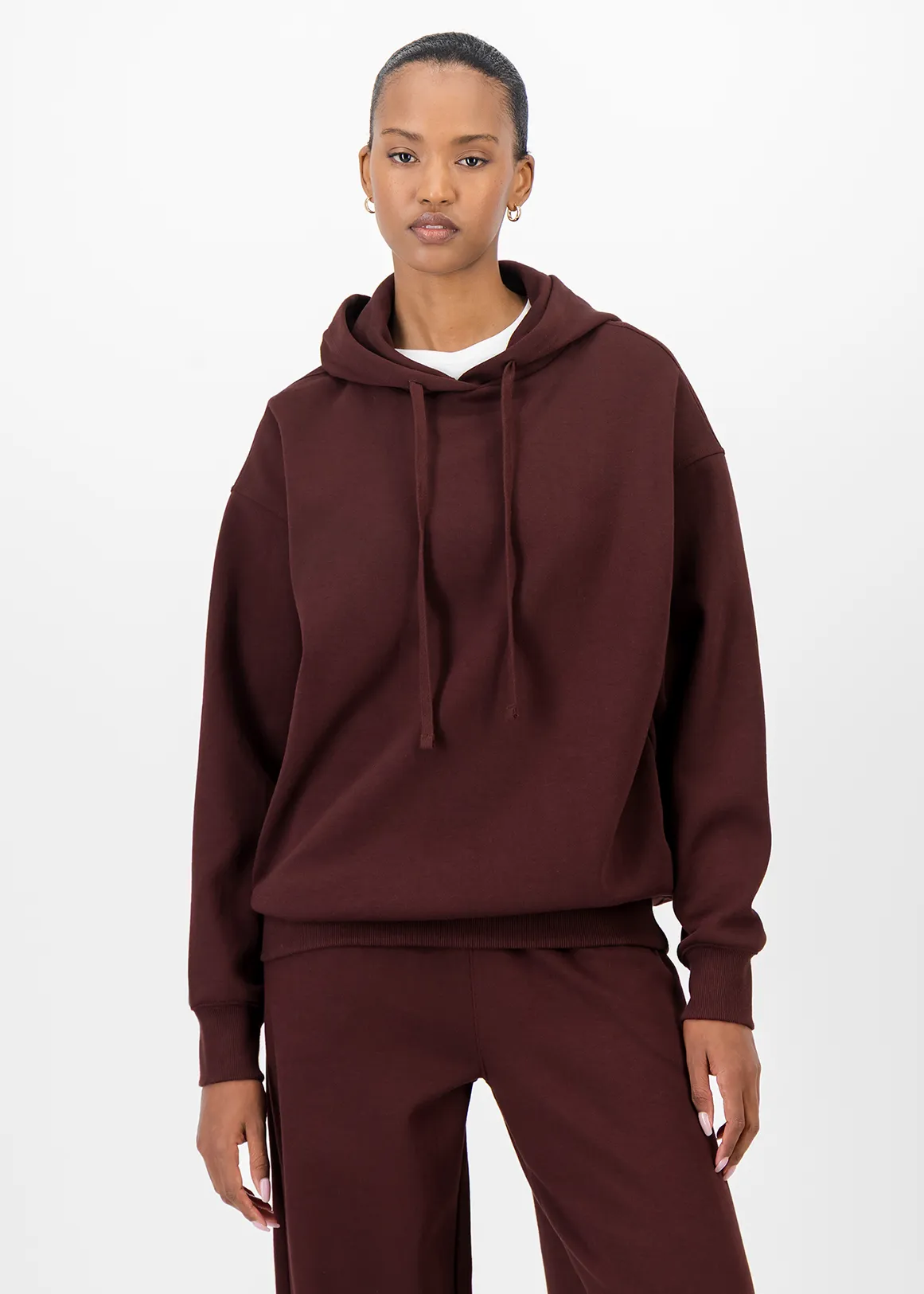 Fleece Hoodie - DARK PURPLE