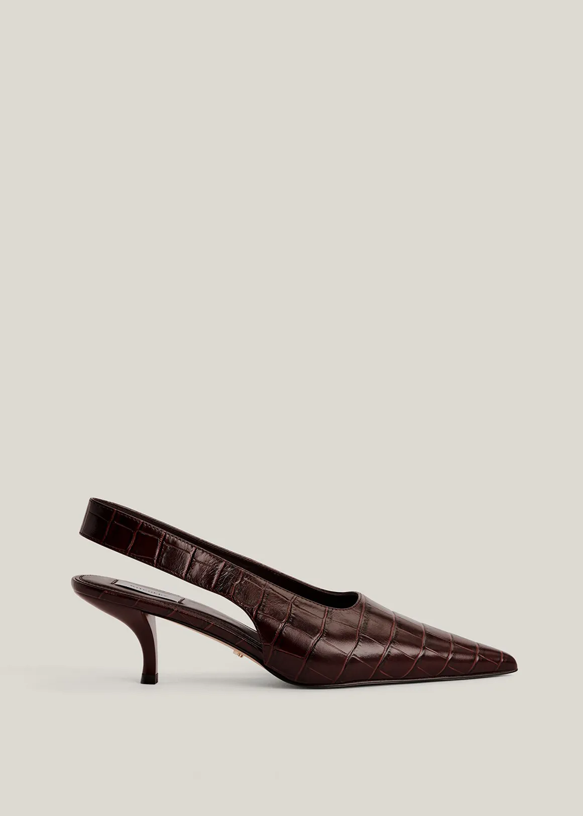 Fleur Textured Heels - BITTERCHOCOLATE
