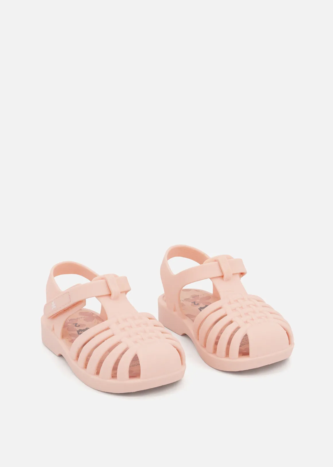 Floral Jelly Sandals - X PINK