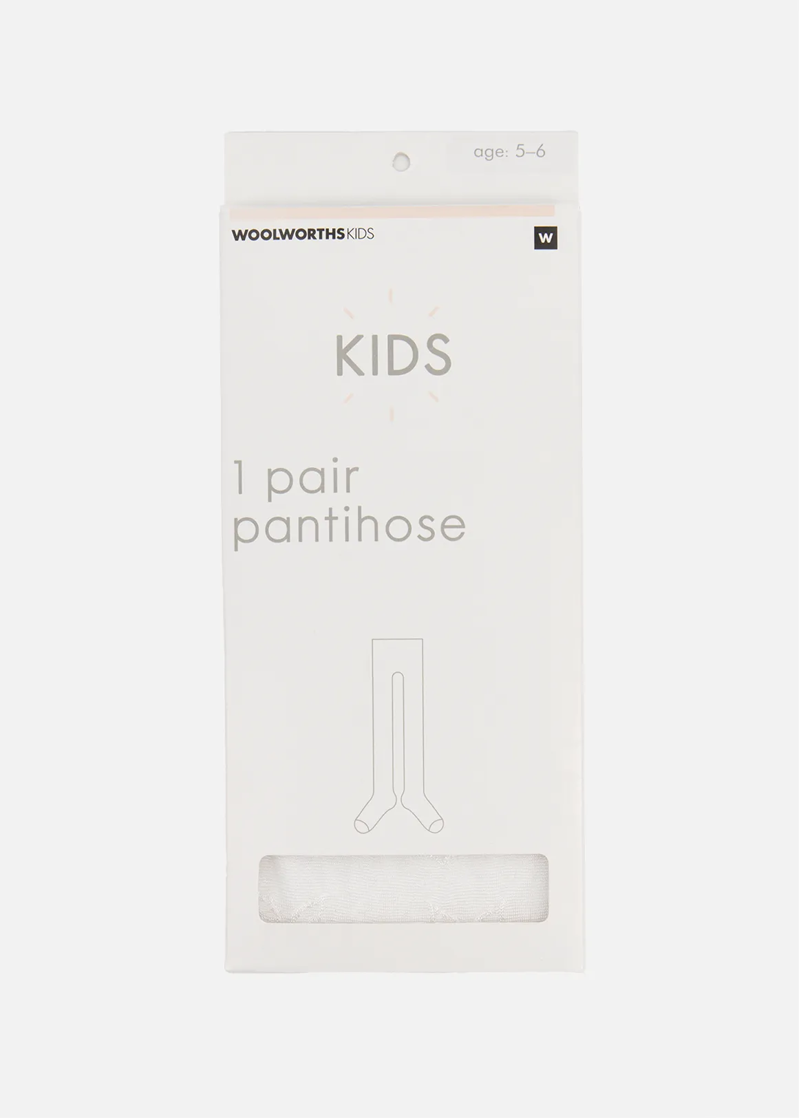 Flower Print Pantihose - WHITE
