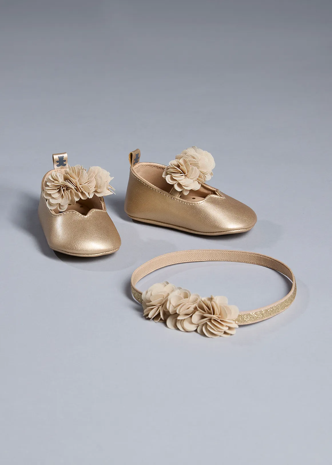 Flower Pumps - GOLD
