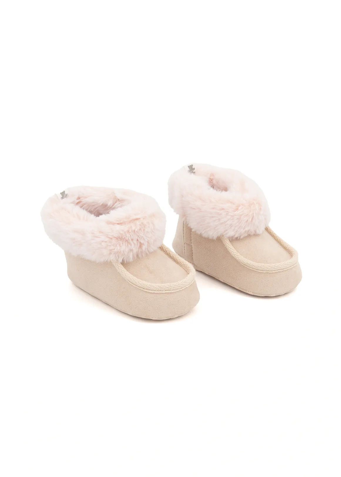 Fluffy Slipper Boots - LIGHT PINK
