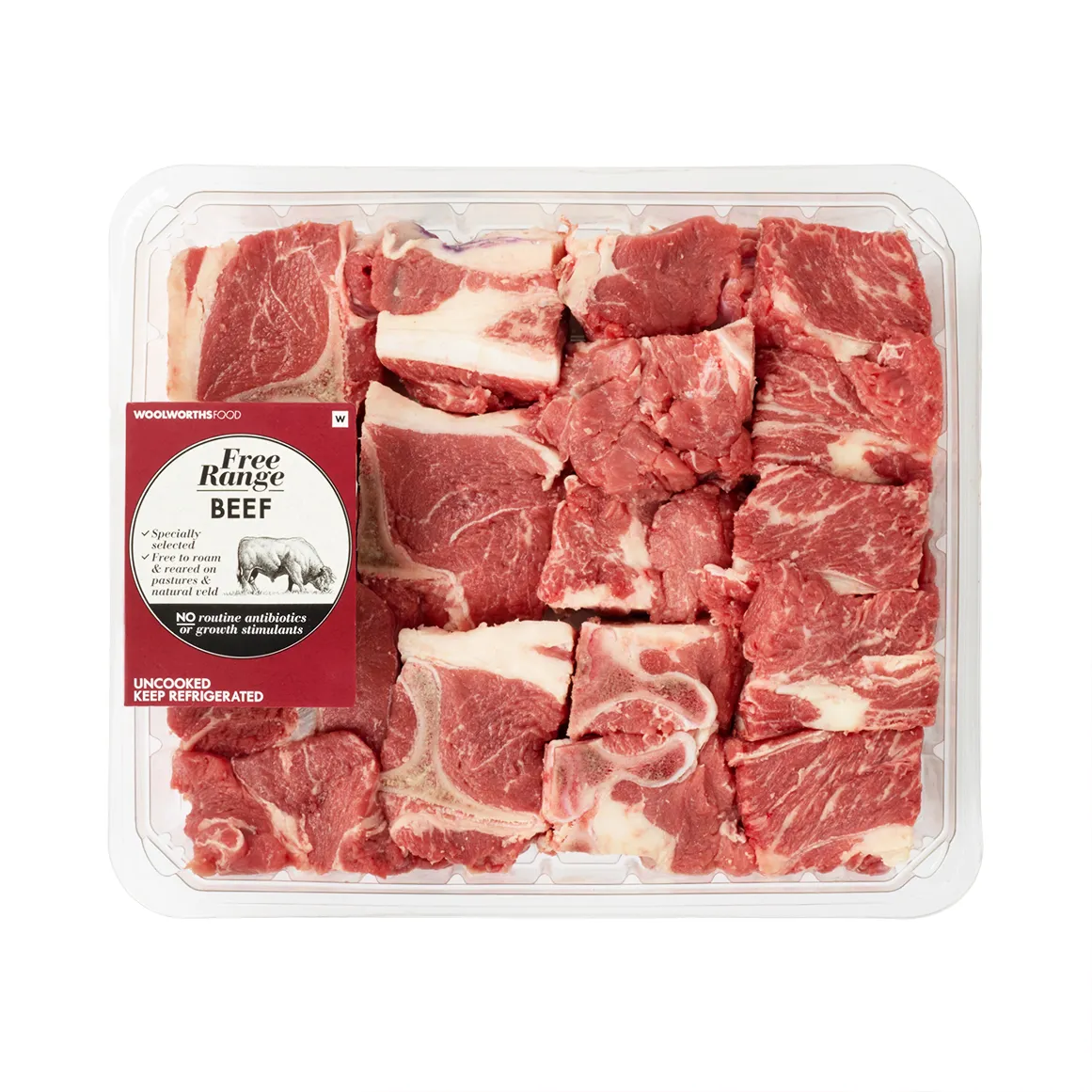 Free Range Beef Stewing Portions Avg 2.3 kg