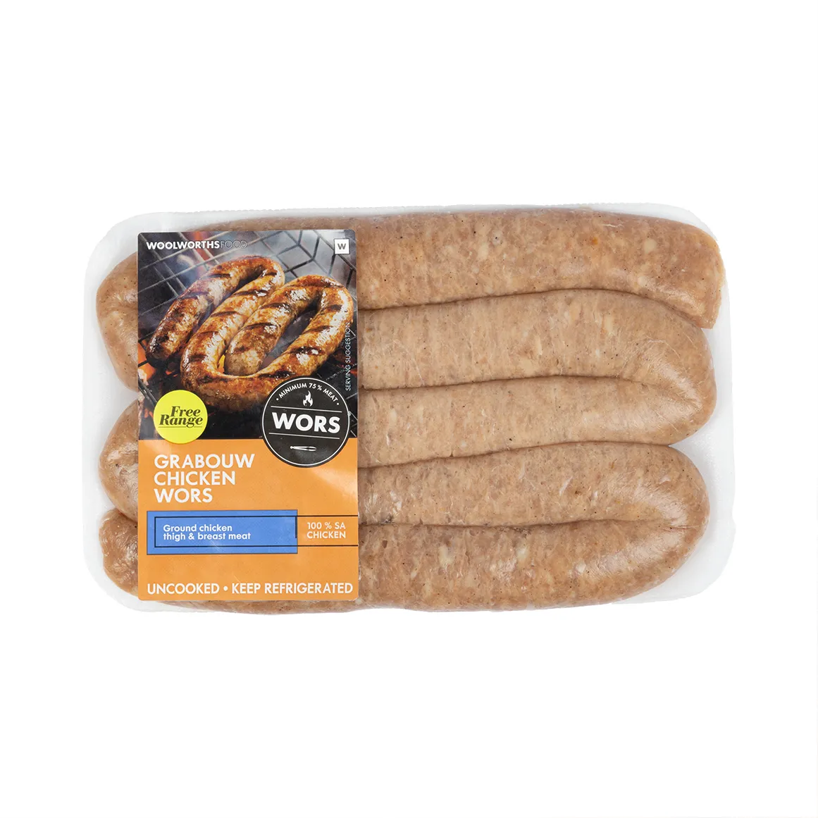 Free Range Grabouw Chicken Wors Avg 600 g