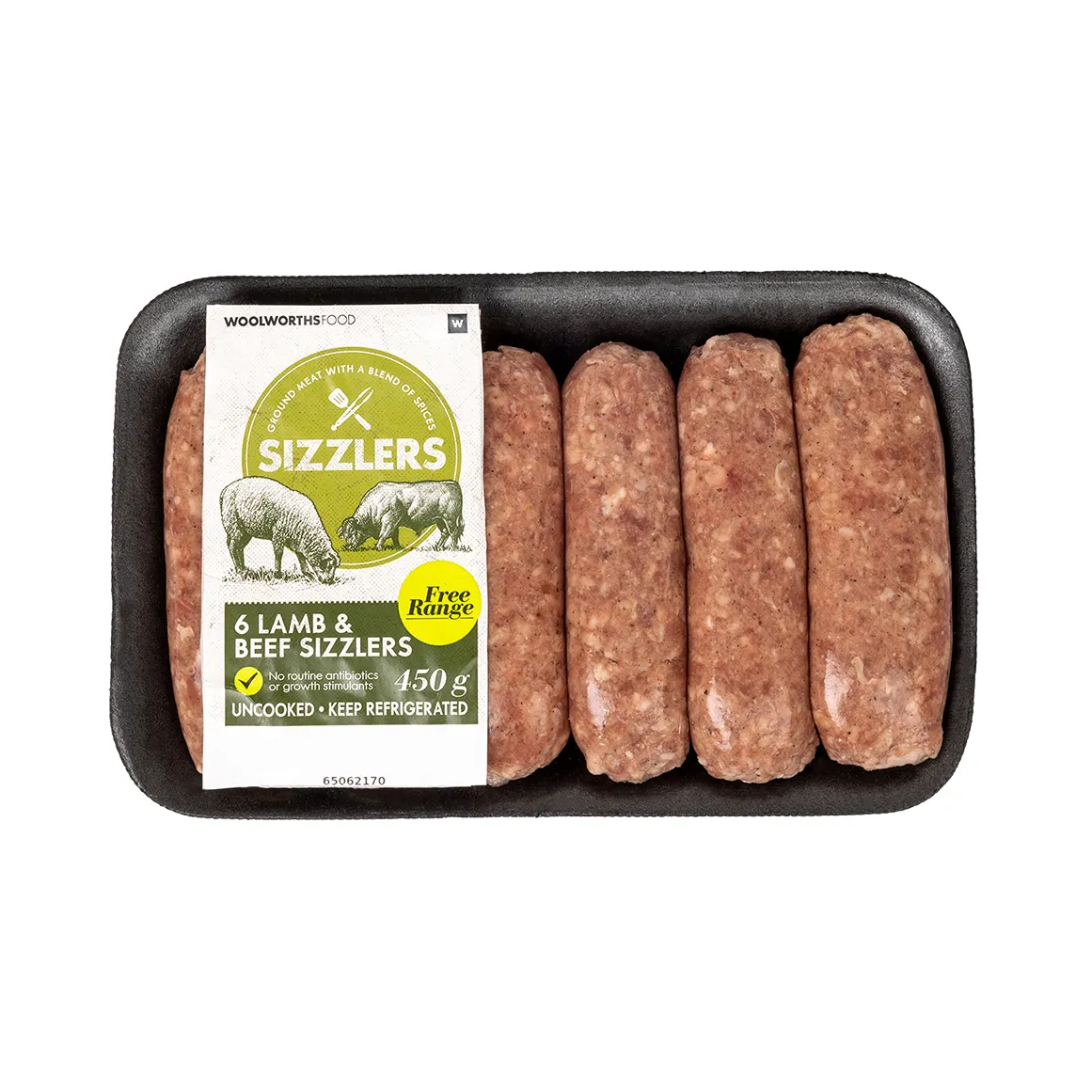 Free Range Lamb & Beef Sizzlers 6 pk
