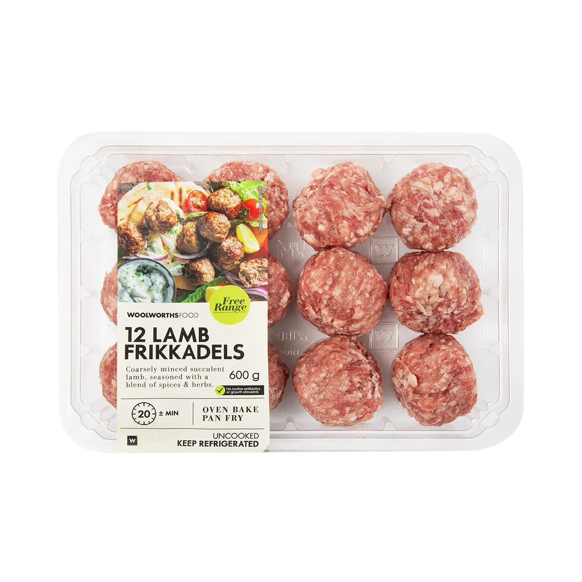 Free Range Lamb Frikkadels 12 pk